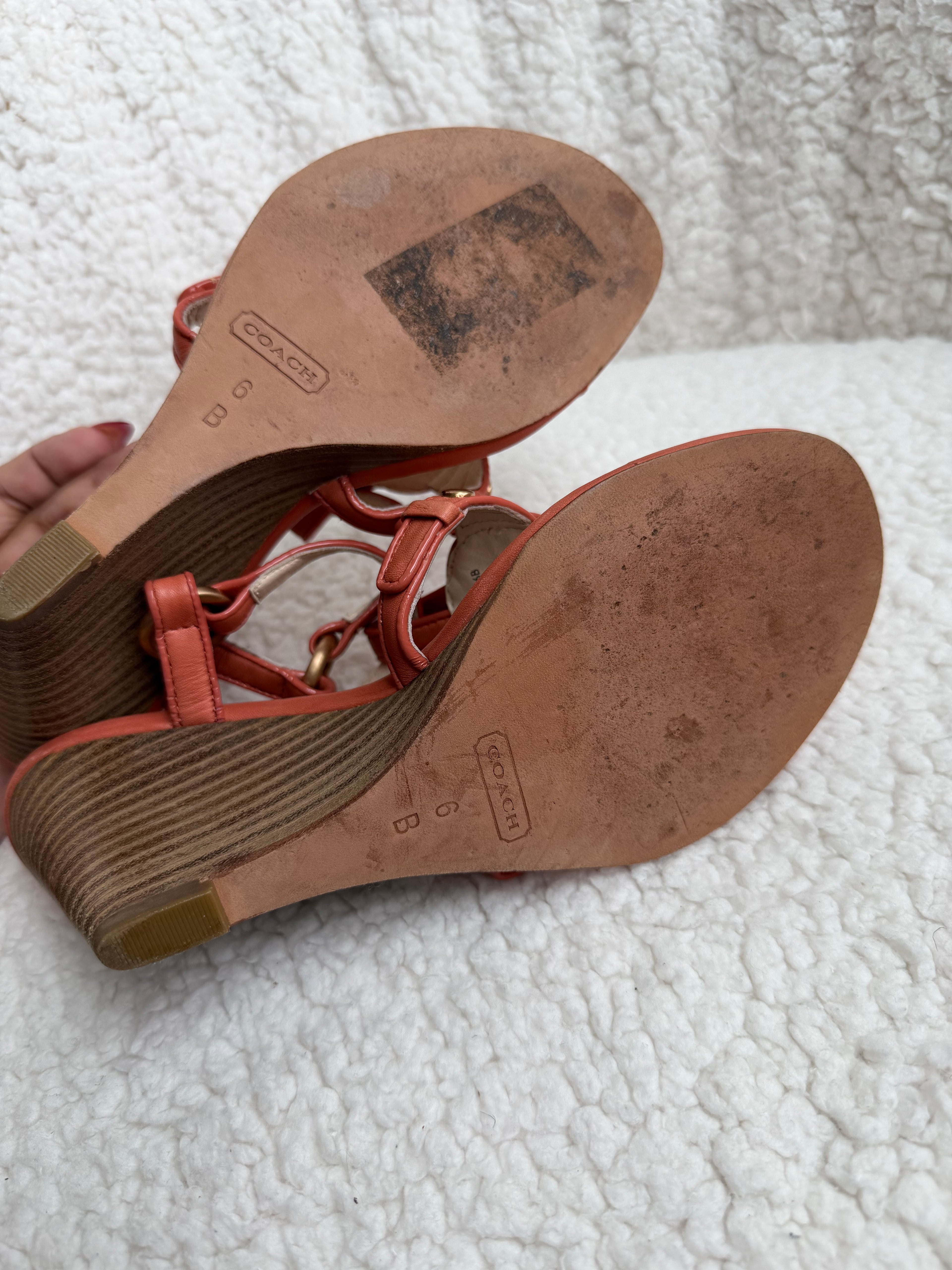 Coach Heels Size W 6