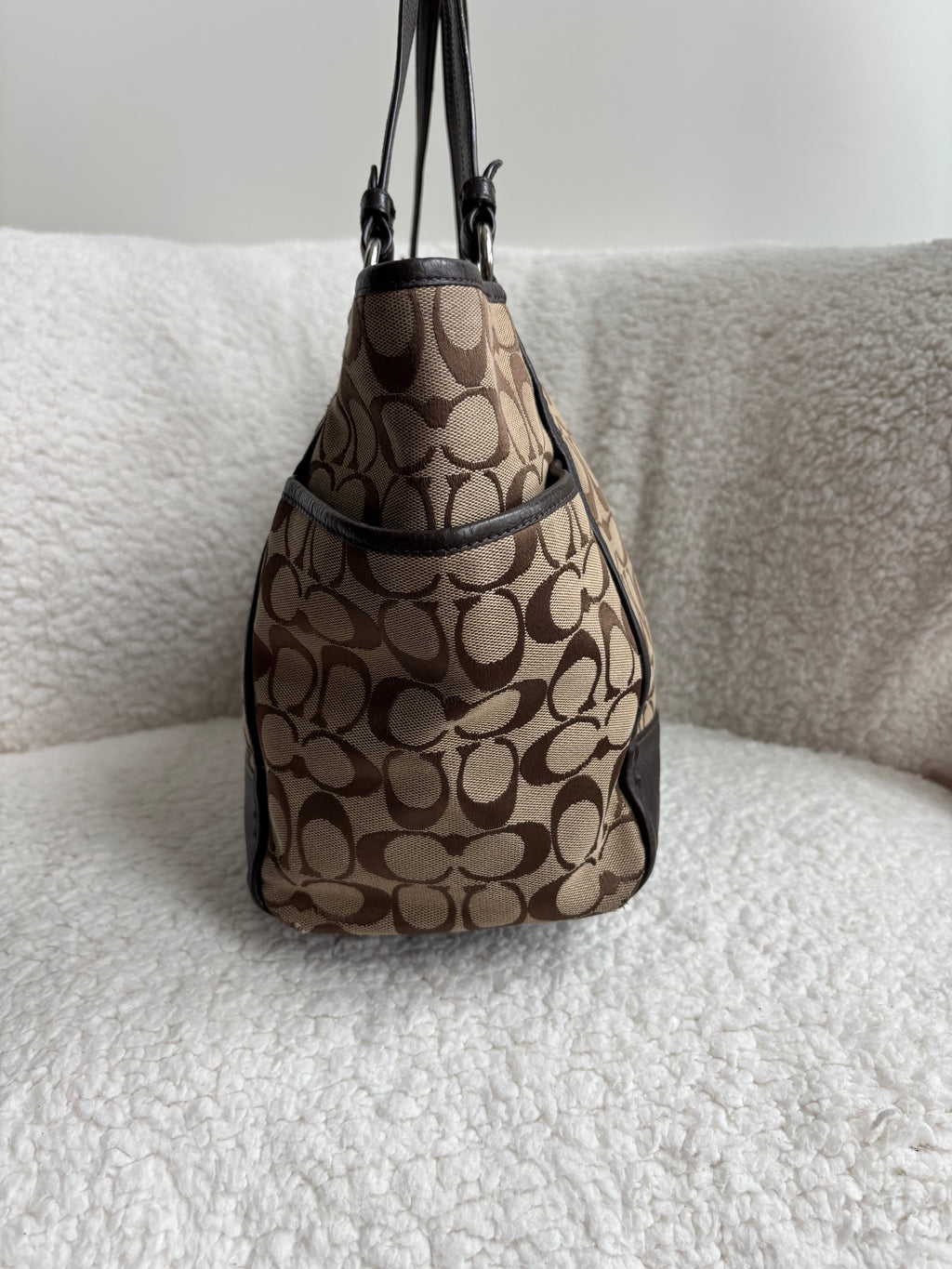 Coach Signature Brown Tote Bag