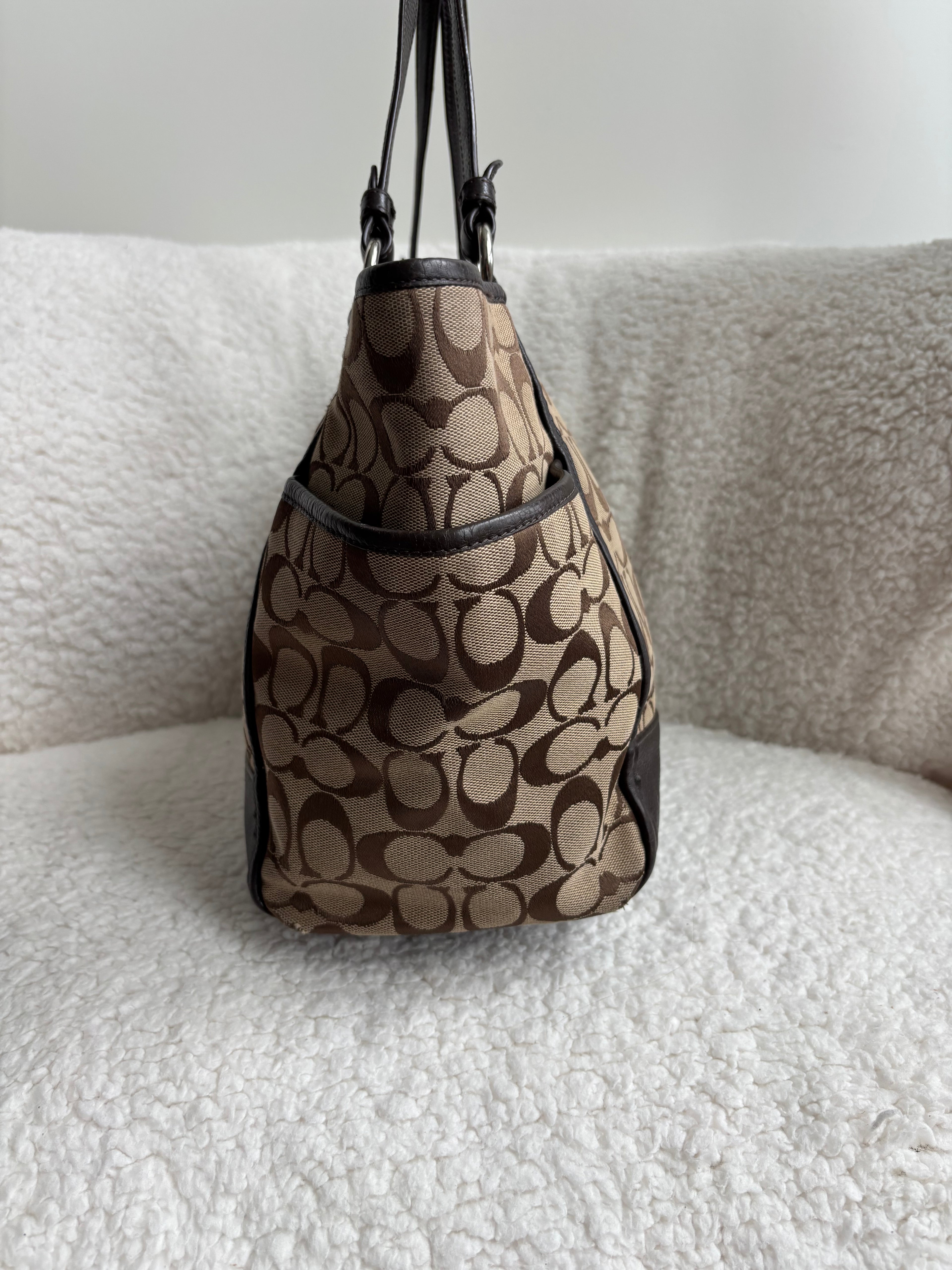 Coach Signature Brown Tote Bag