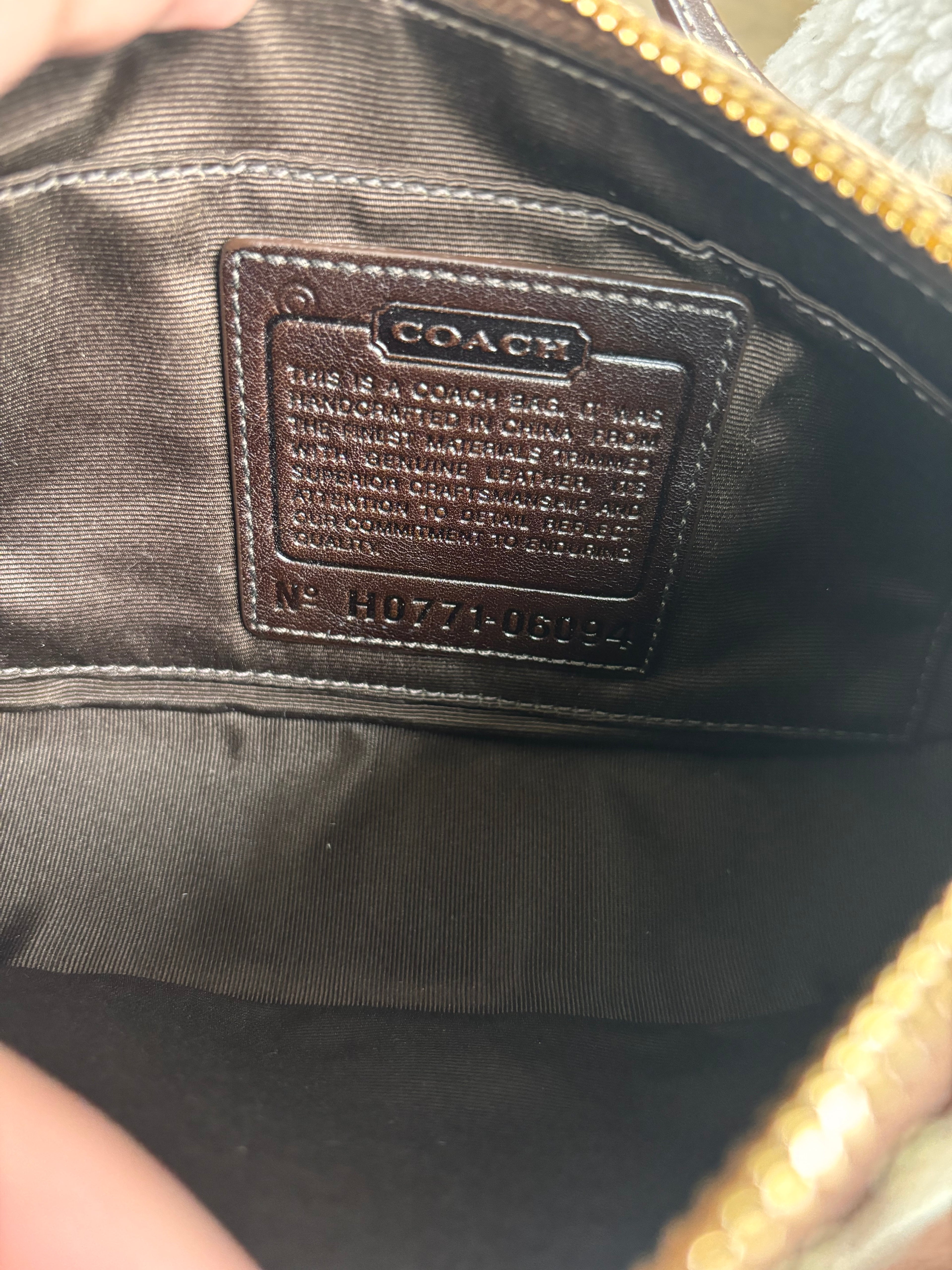 Coach Demi Bag Brown Signature