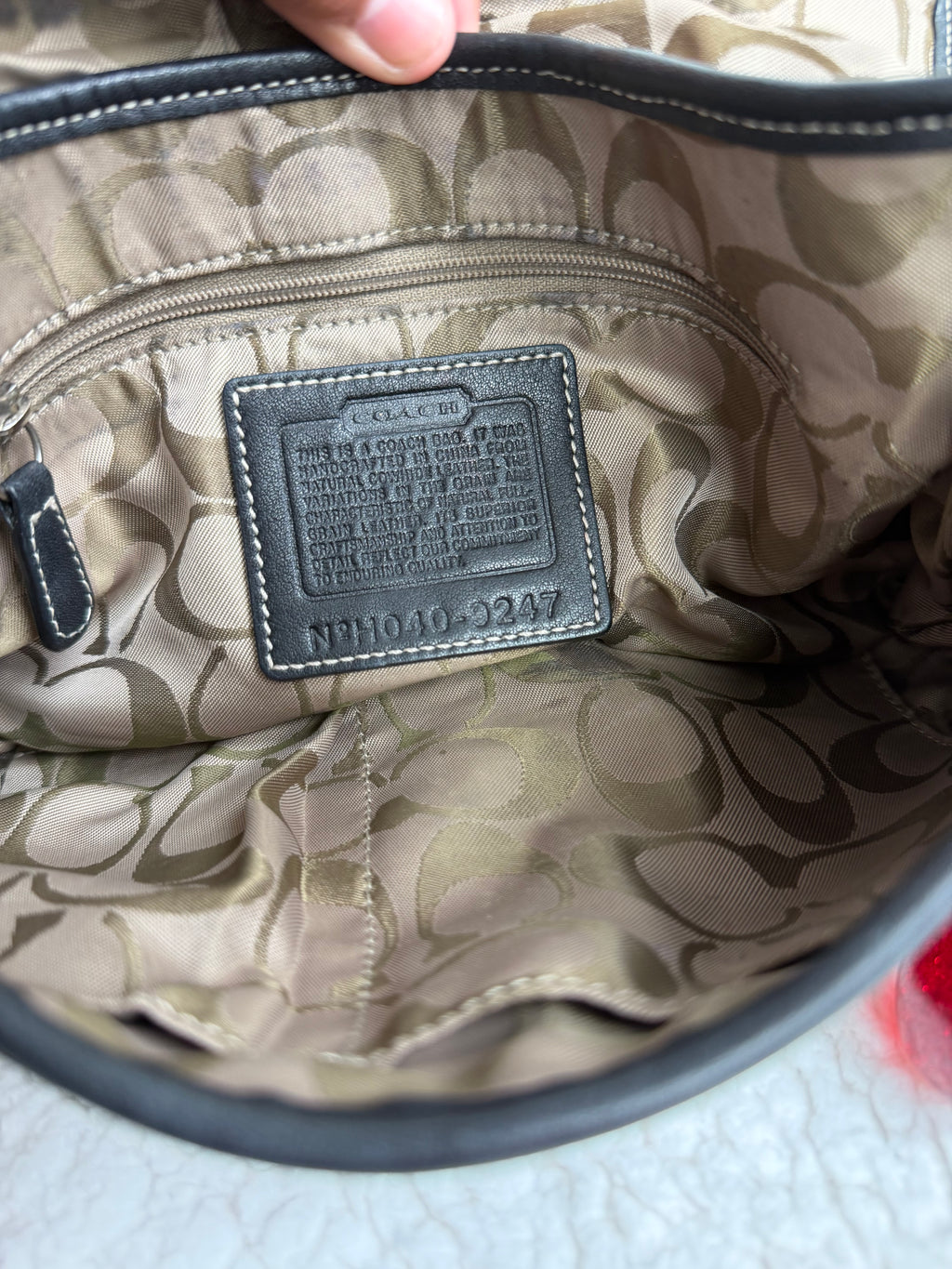 Coach Soho Mini Black Leather