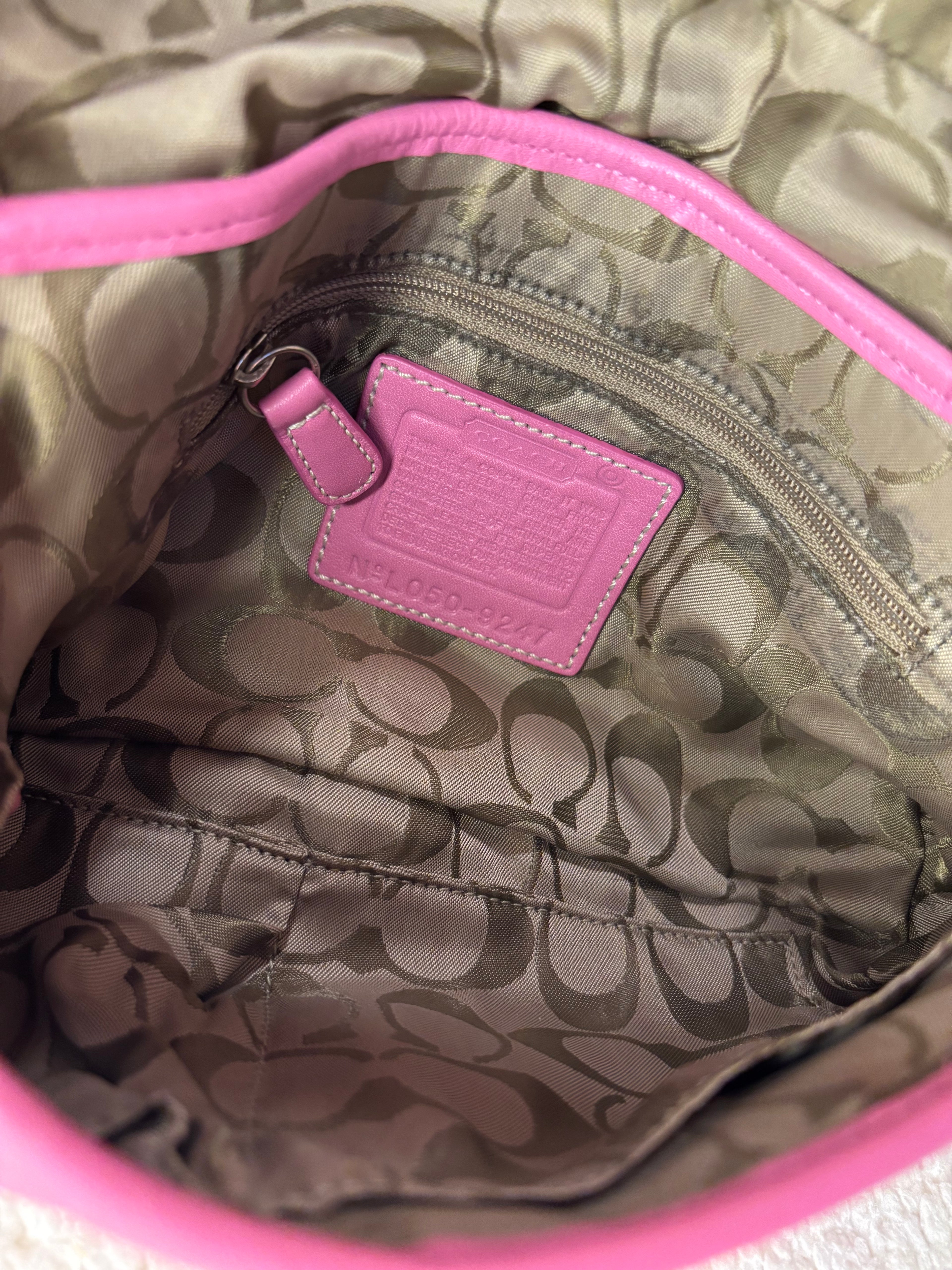 Coach Mini Soho Pink Leather