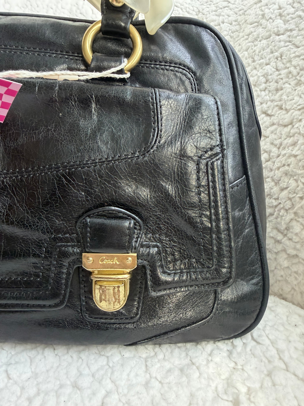 Coach Black Satchel