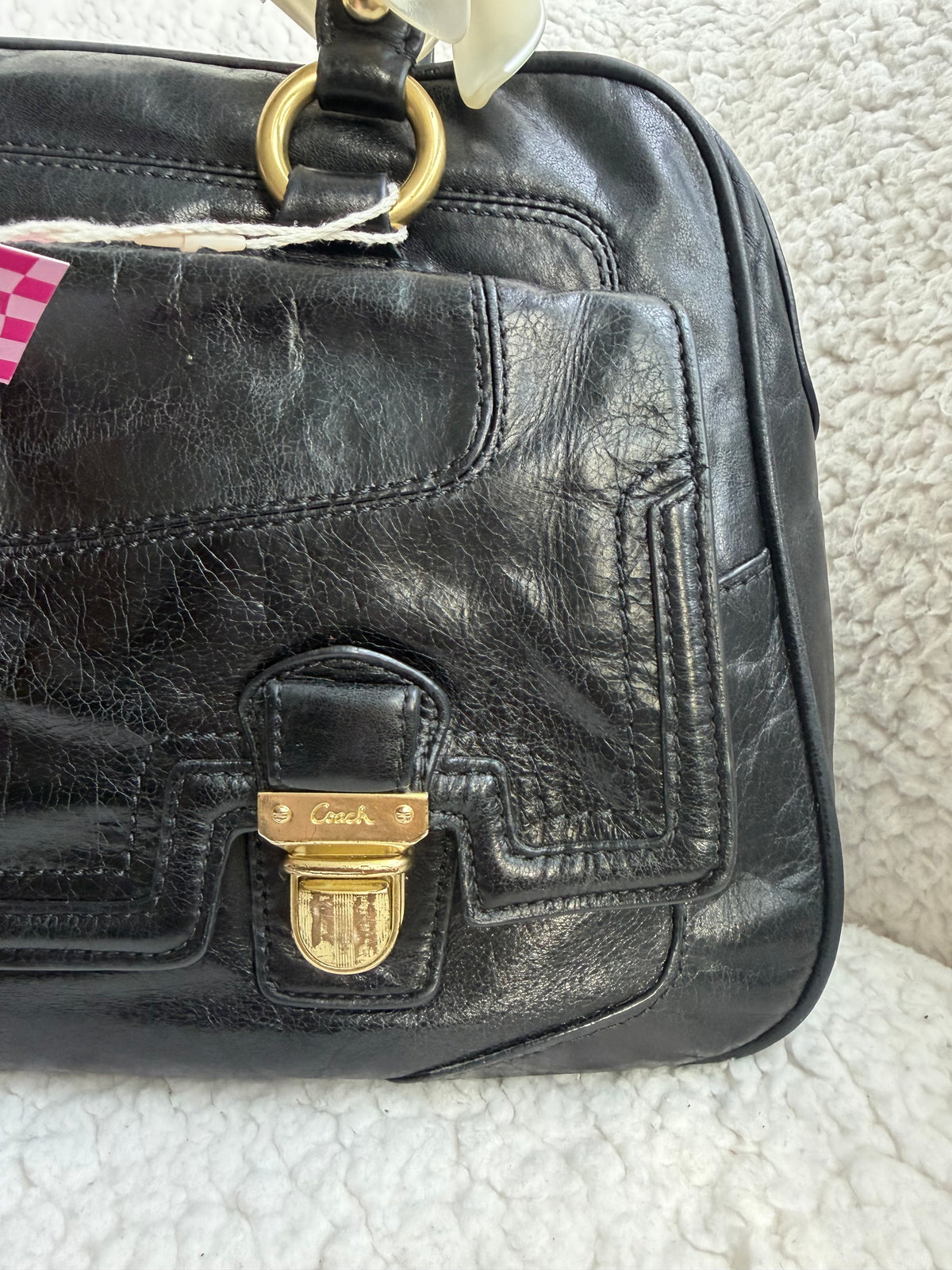Coach Black Satchel