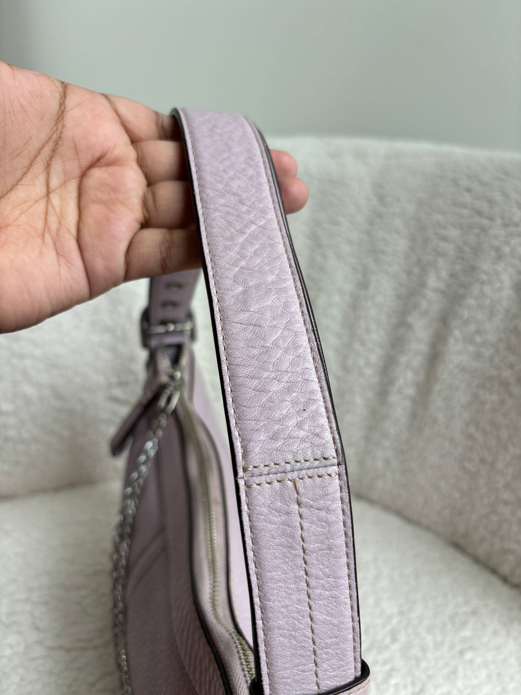 Coach East West Lilac Shoulder Bag