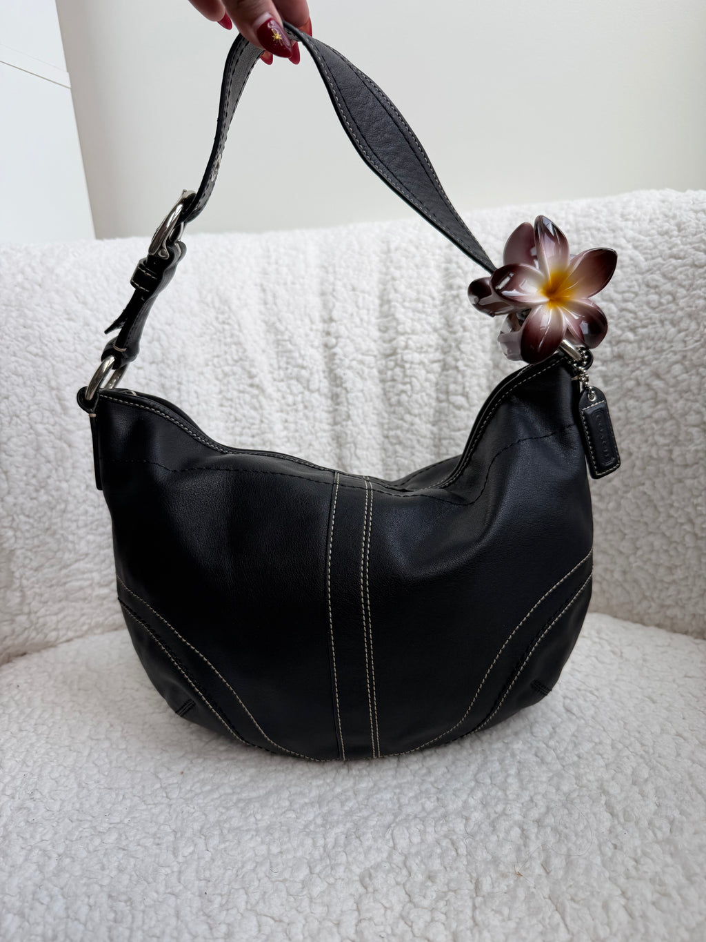 Coach Black Medium Hobo