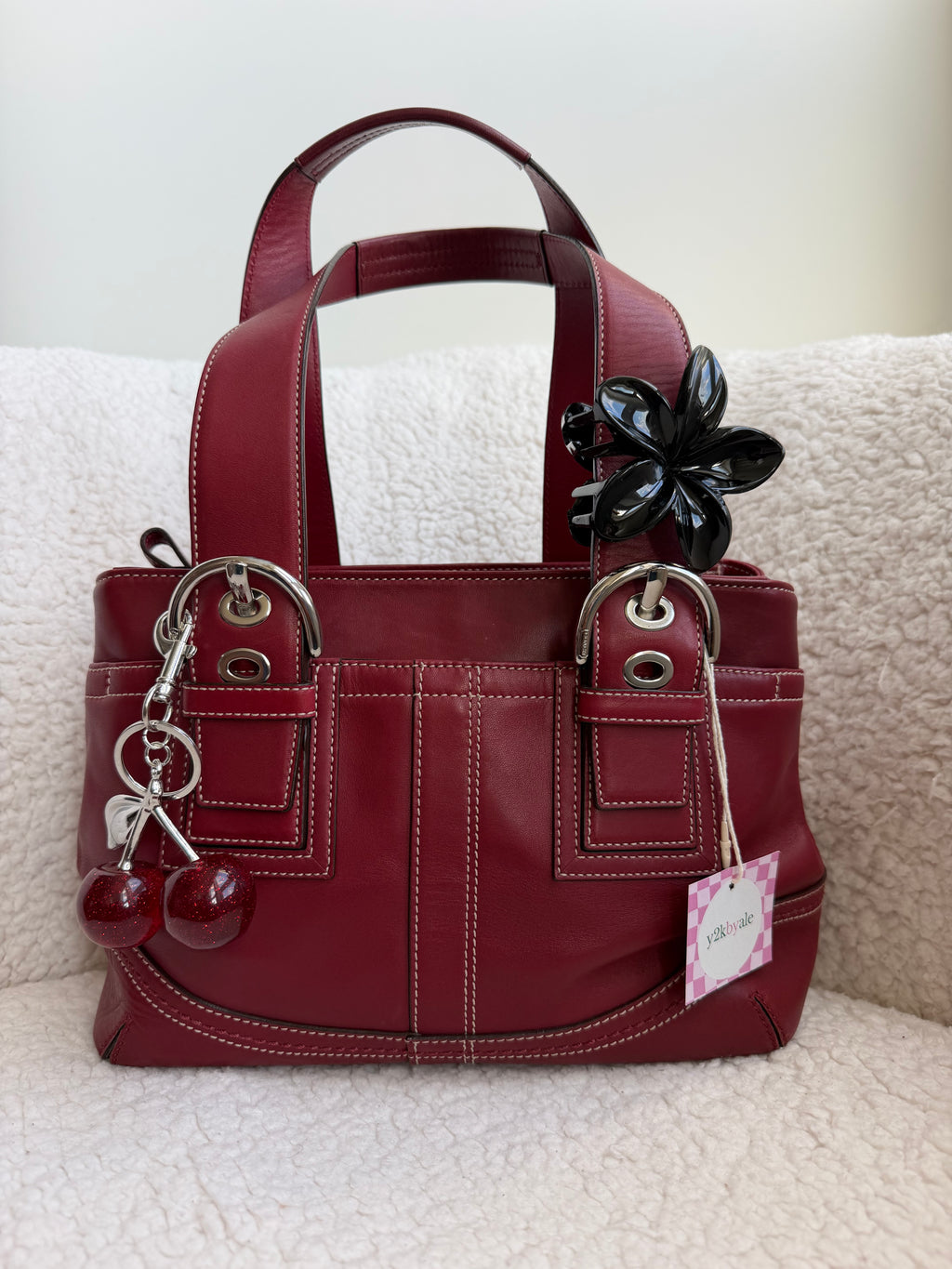 Coach Small Soho Tote Red