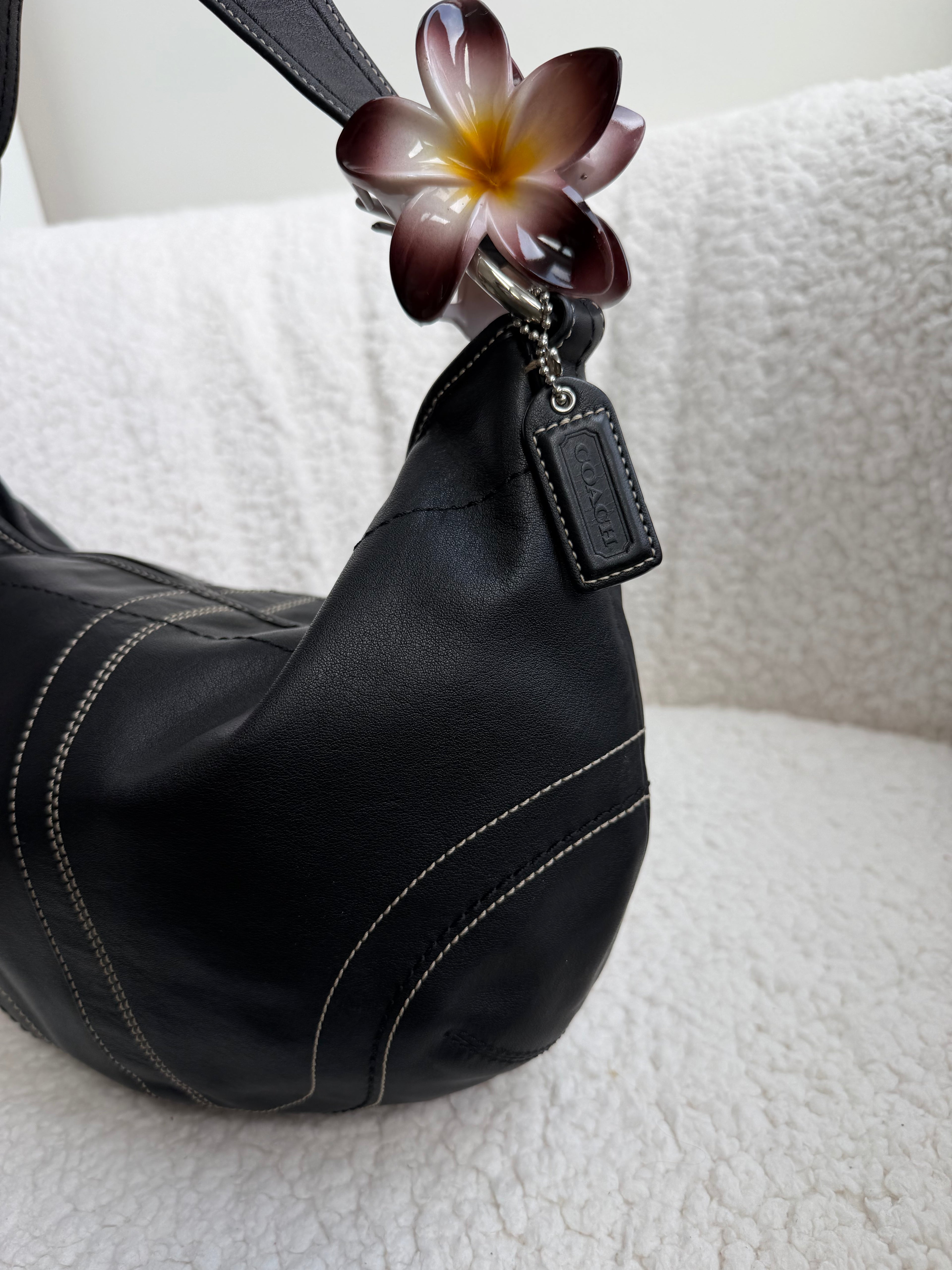 Coach Black Medium Hobo