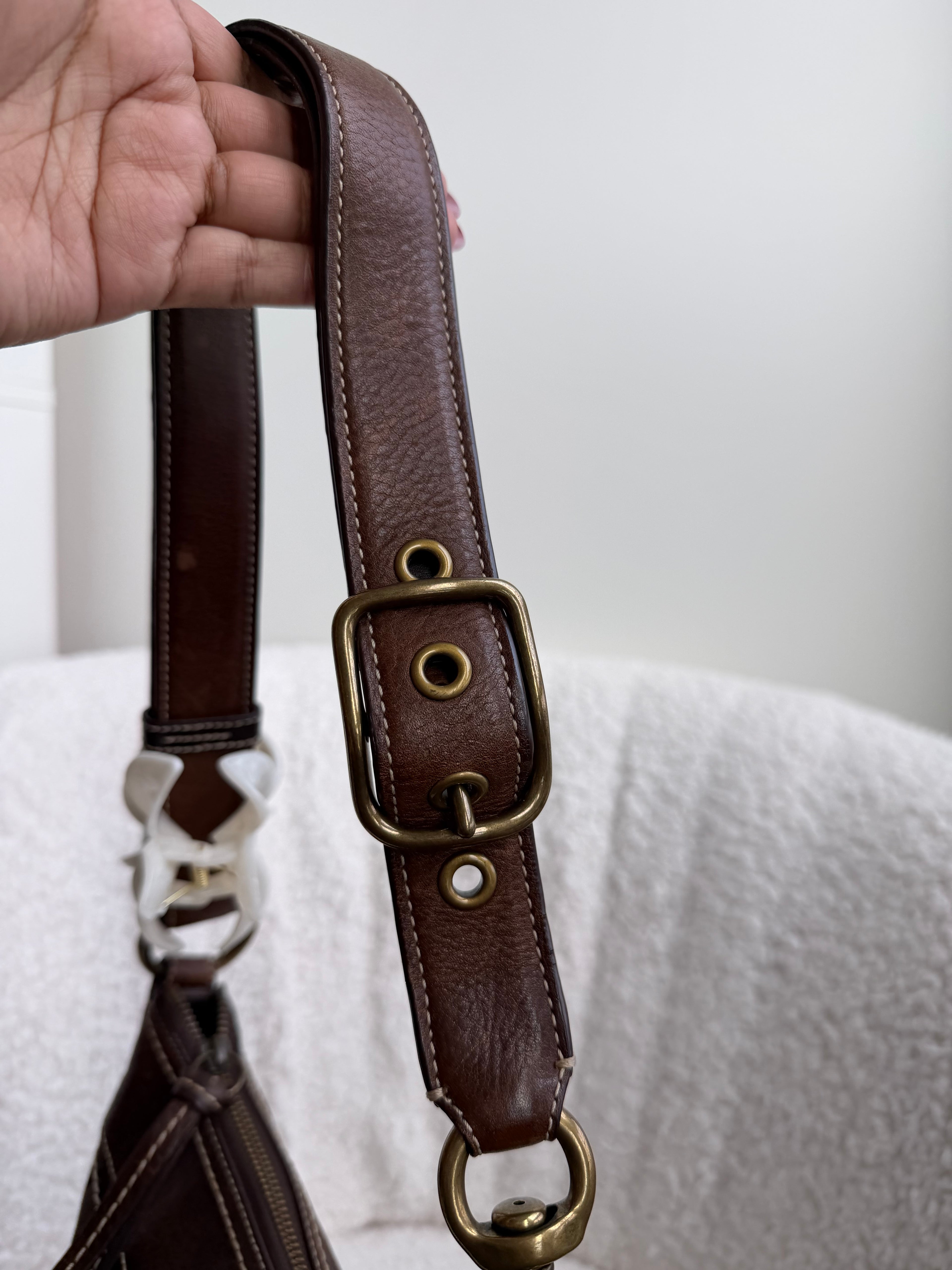 Coach Signature Brown Bag