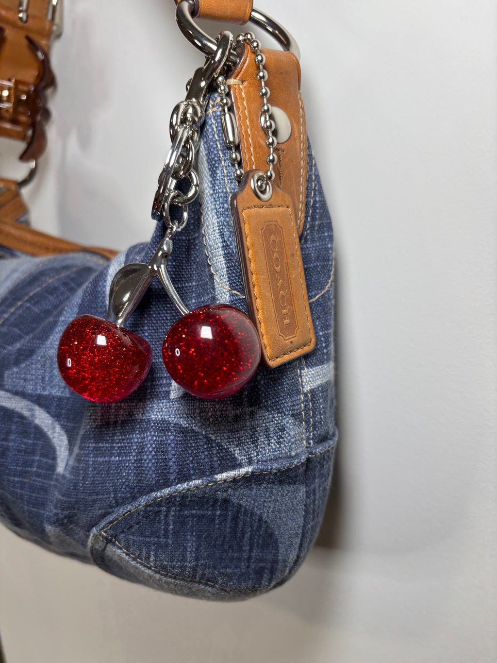 Coach Denim Hobo Shoulder Bag