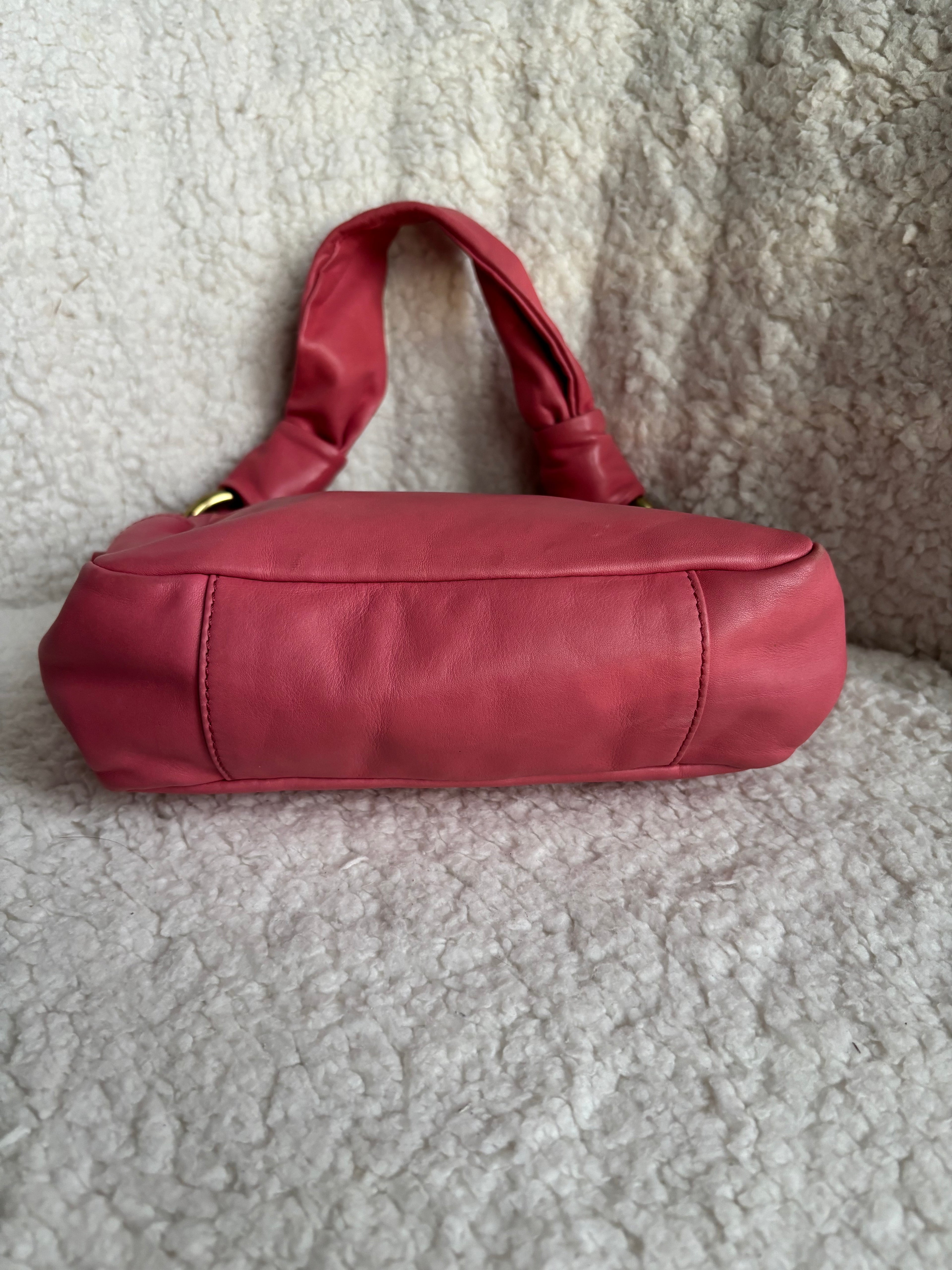 Y2K Coach Pink Salmon Mini Bag