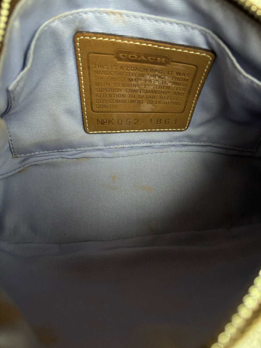 Coach Demi Bag Brown Signature