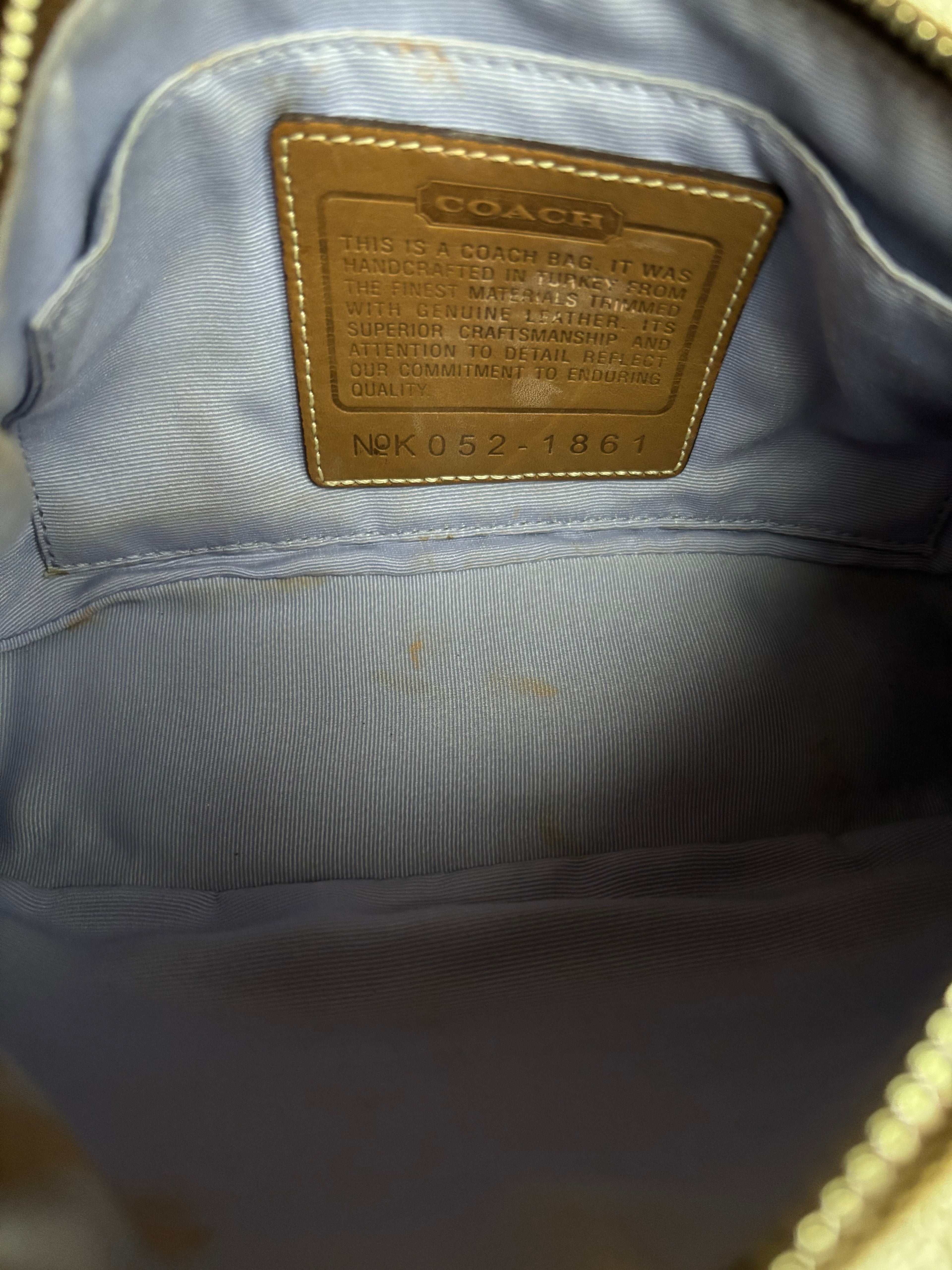 Coach Demi Bag Brown Signature