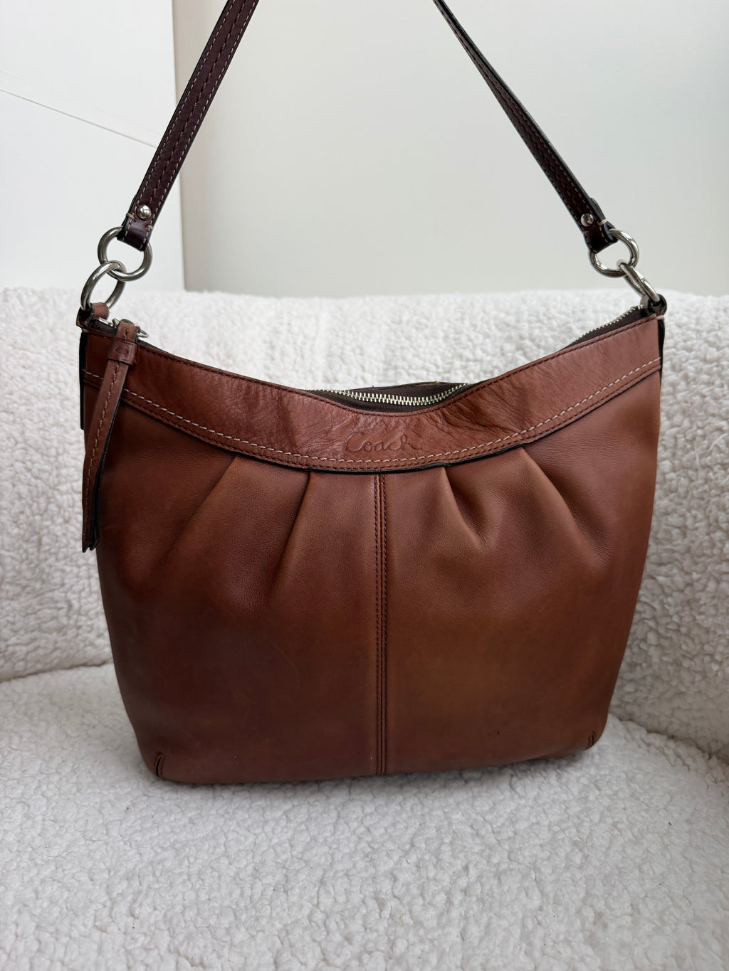 Coach Brown Hobo Shoulder Bag