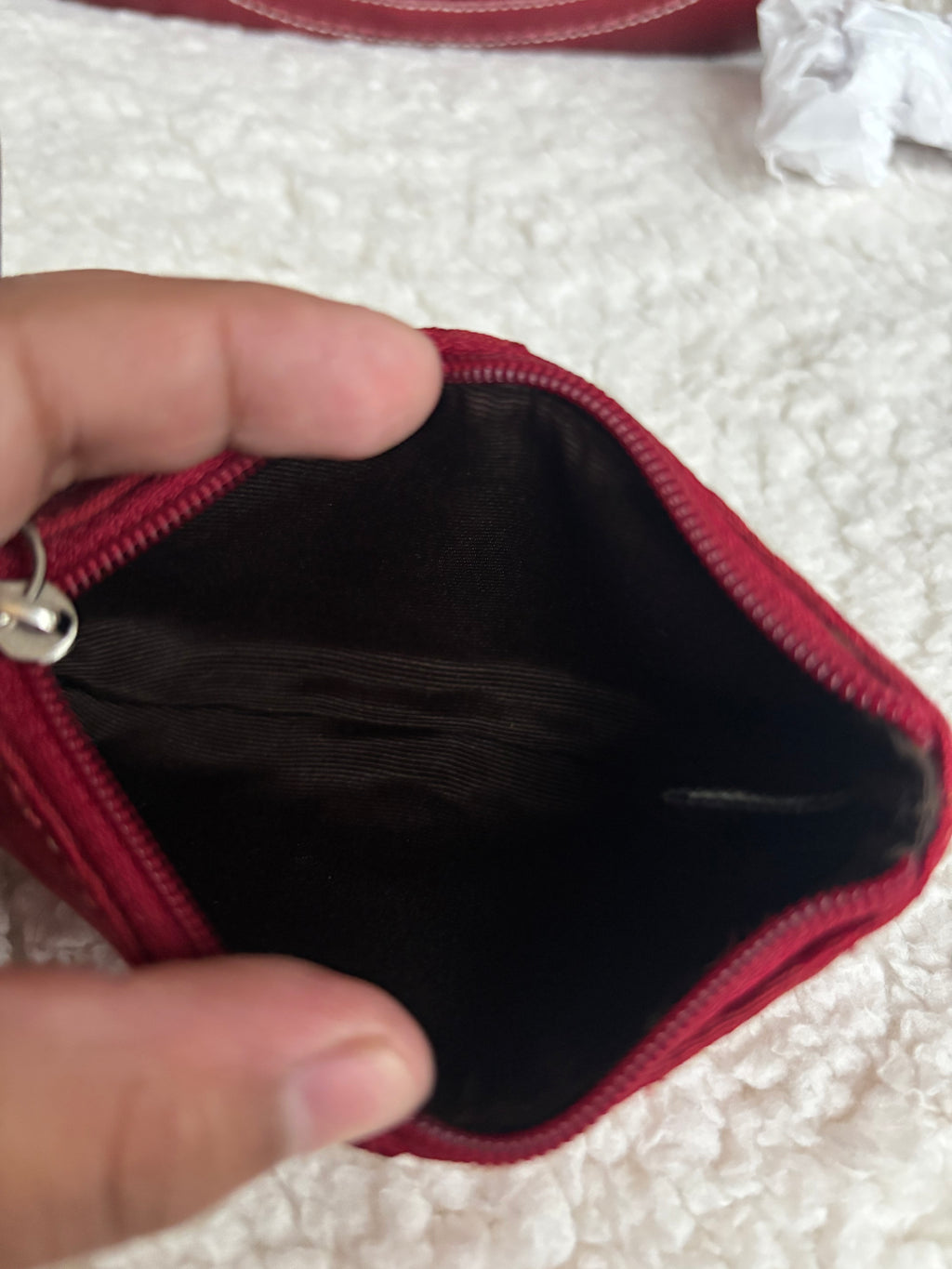 Y2K Coach Mini Soho Red Signature + Matching coin purse