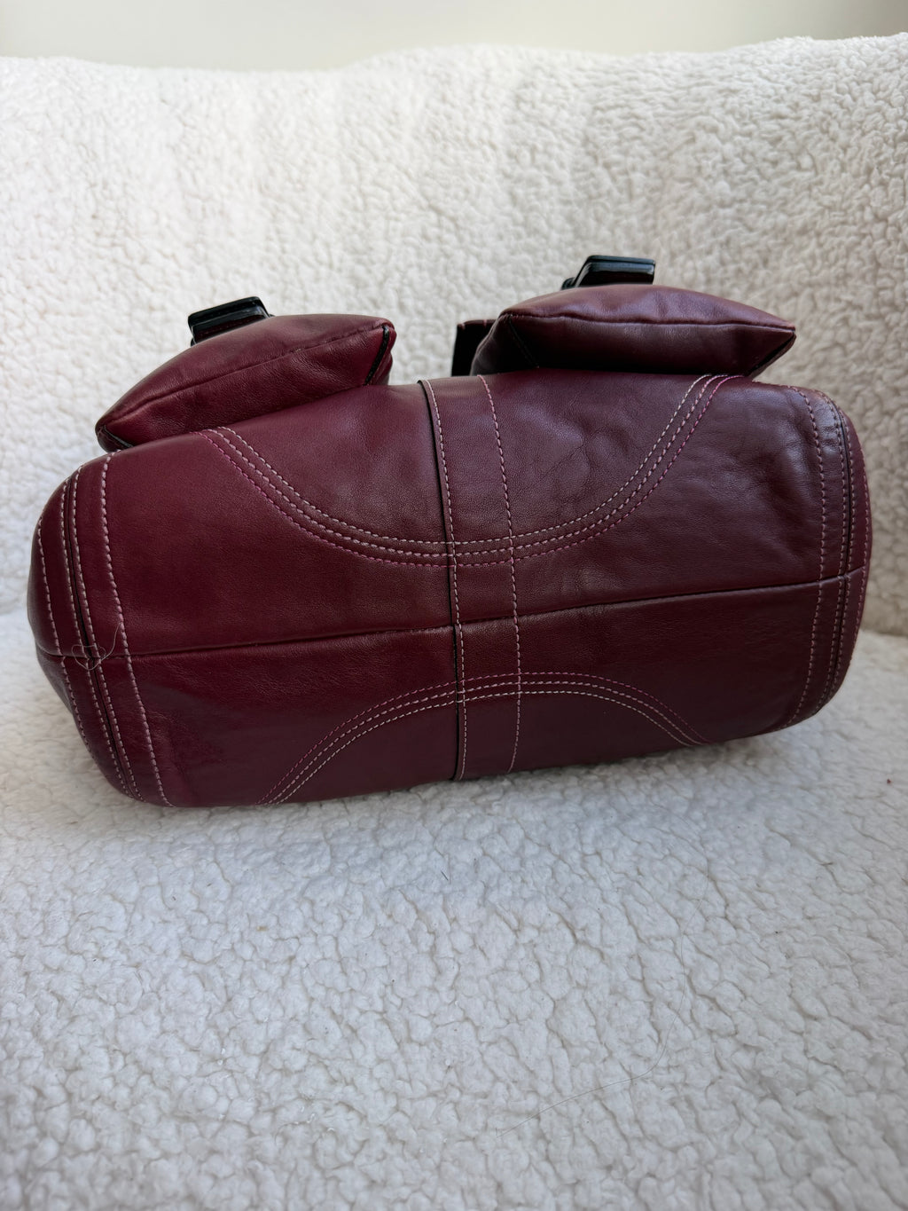 Coach 2 Pocket Small Soho Tote Red