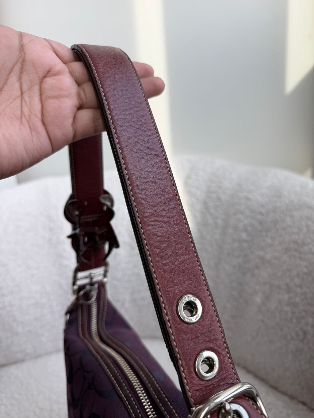 Coach Shoulder Bag Purple