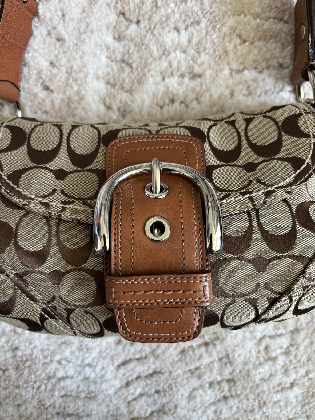 Coach Mini Soho Brown Signature