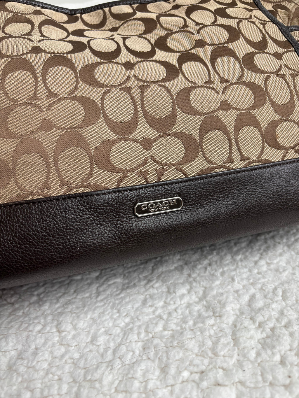 Coach Signature Brown Tote Bag