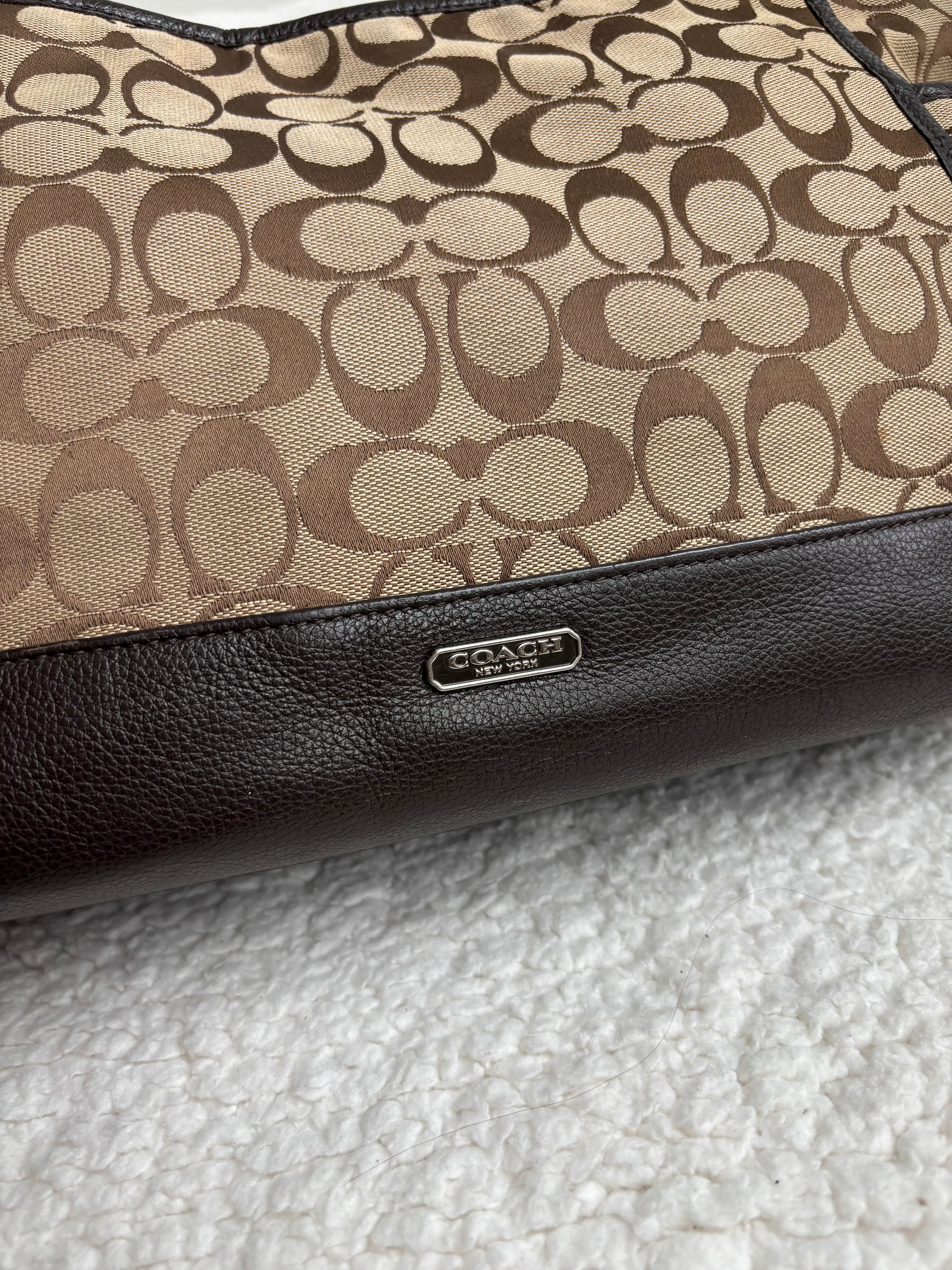 Coach Signature Brown Tote Bag