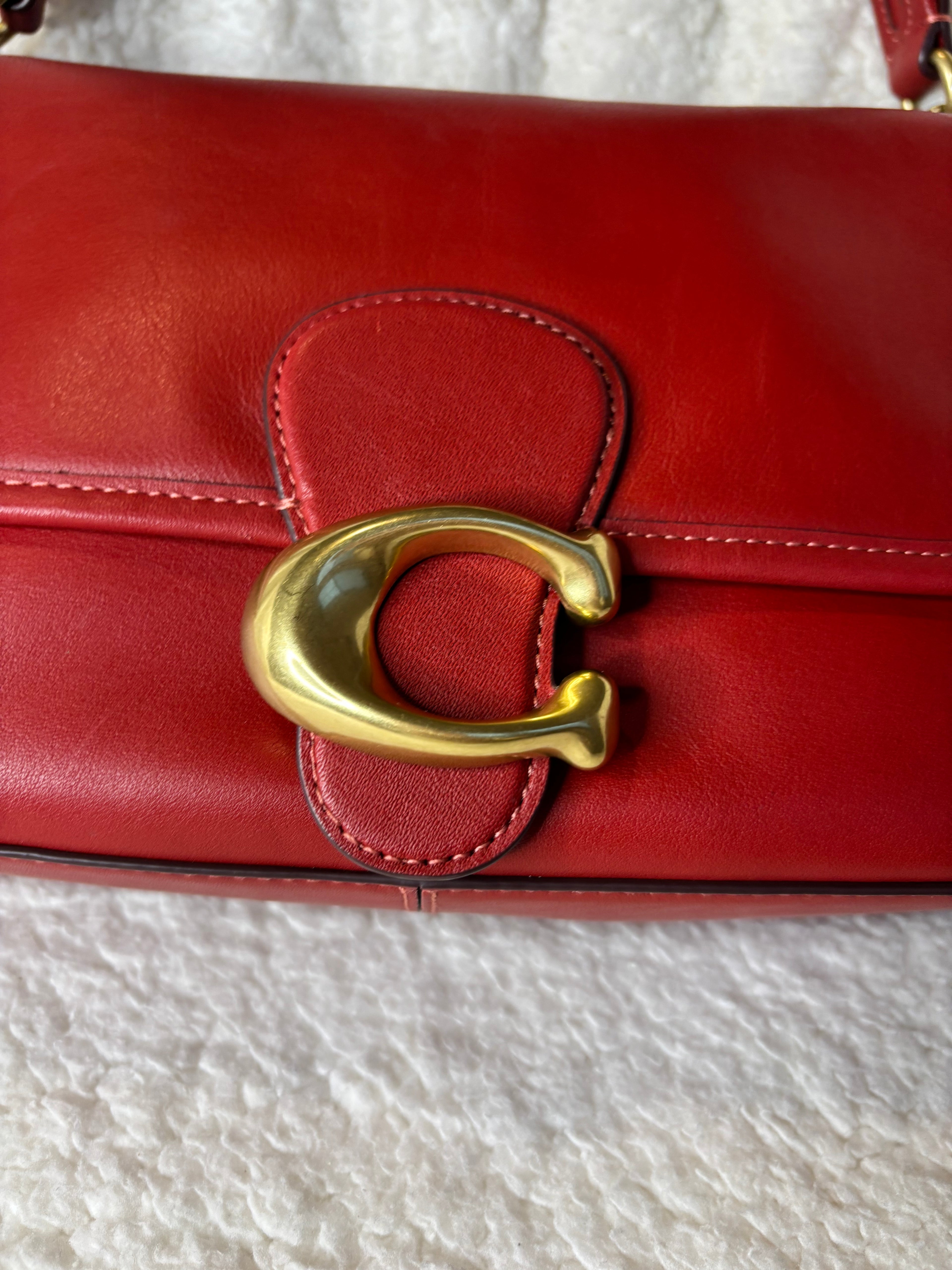 Y2K Coach Soft Tabby Red