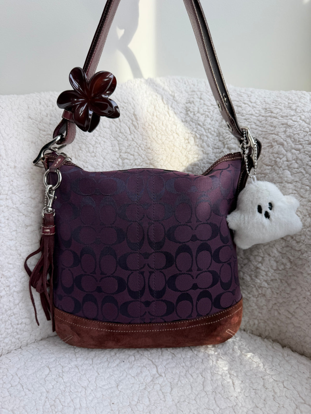 Coach Shoulder Bag Purple