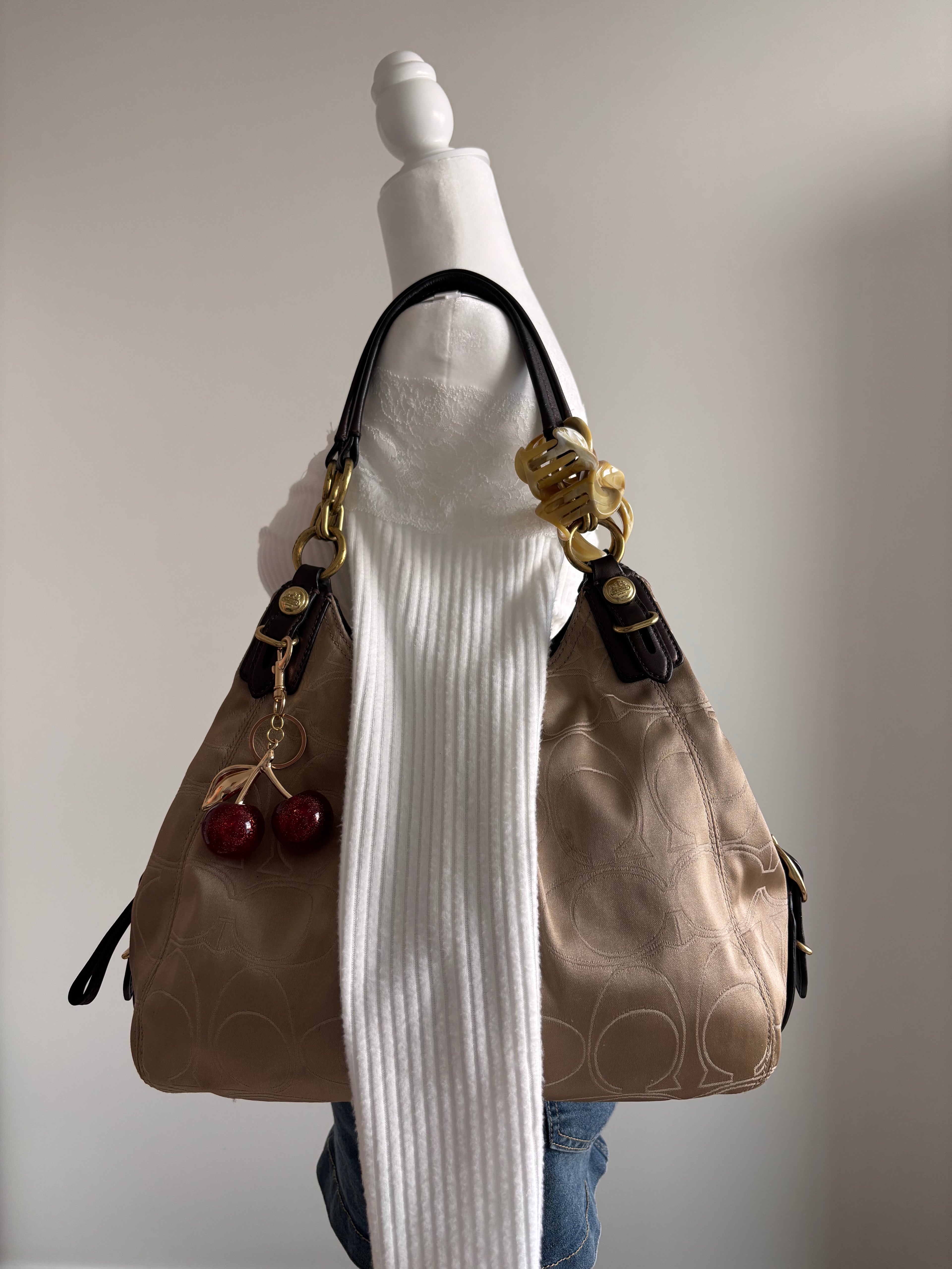 Coach Maggie Champagne Shoulder Bag