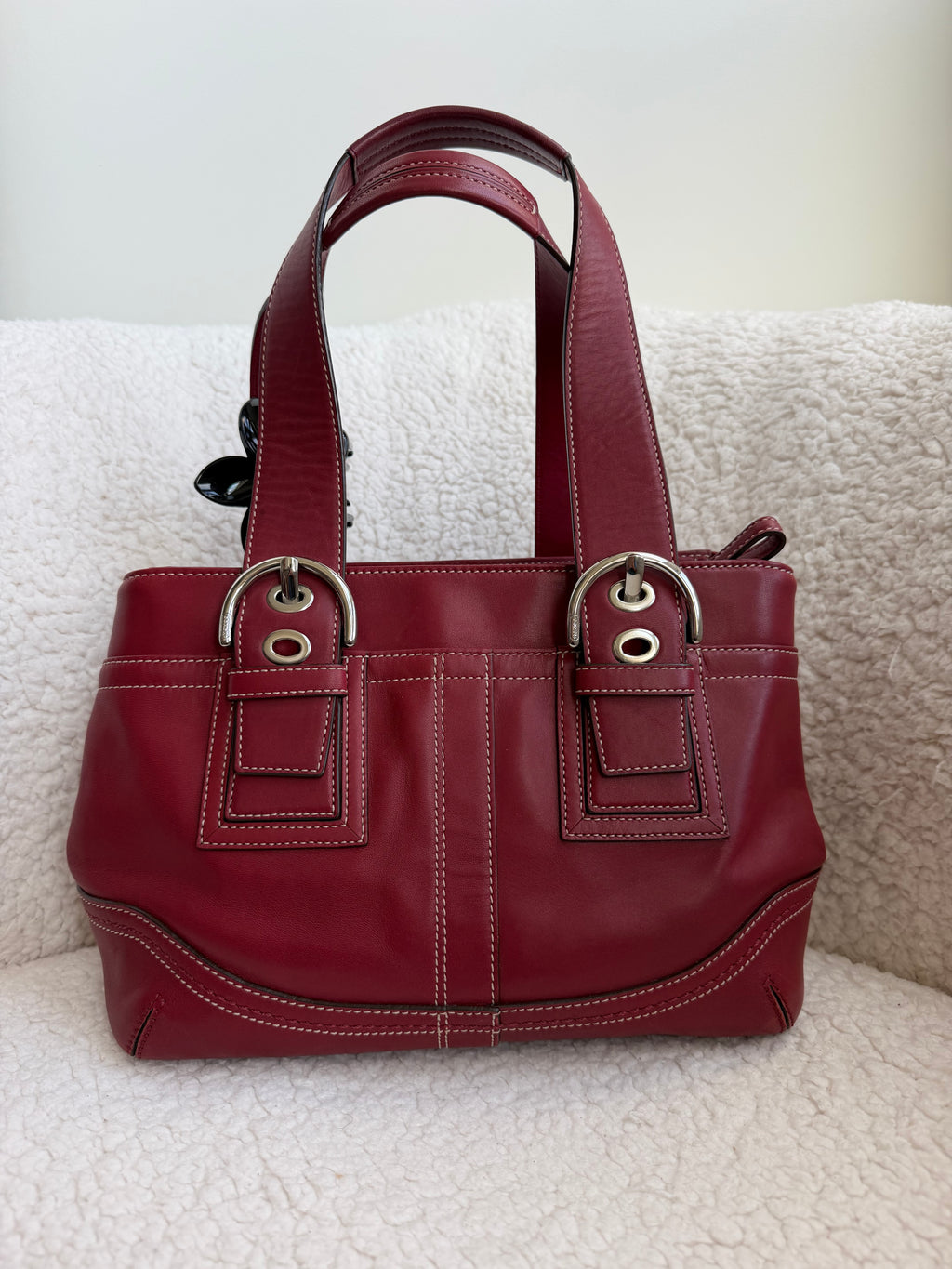 Coach Small Soho Tote Red