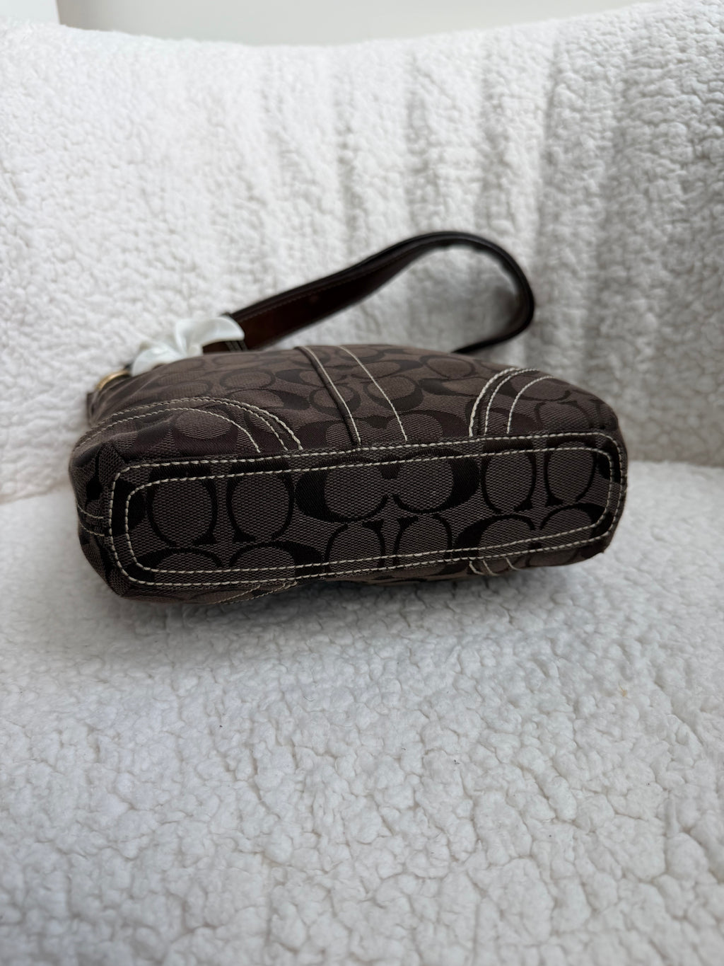 Coach Signature Brown Bag