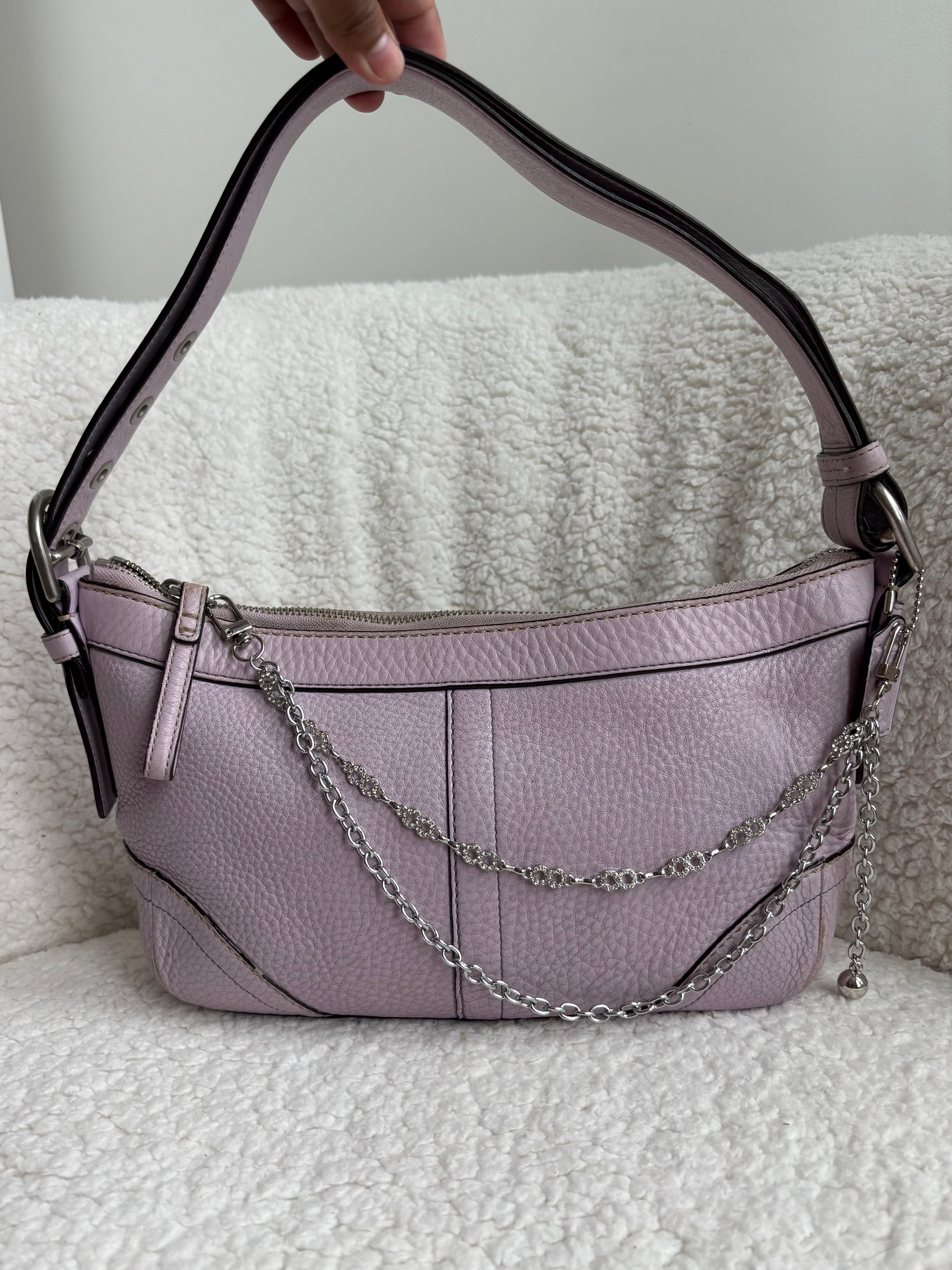Coach East West Lilac Shoulder Bag