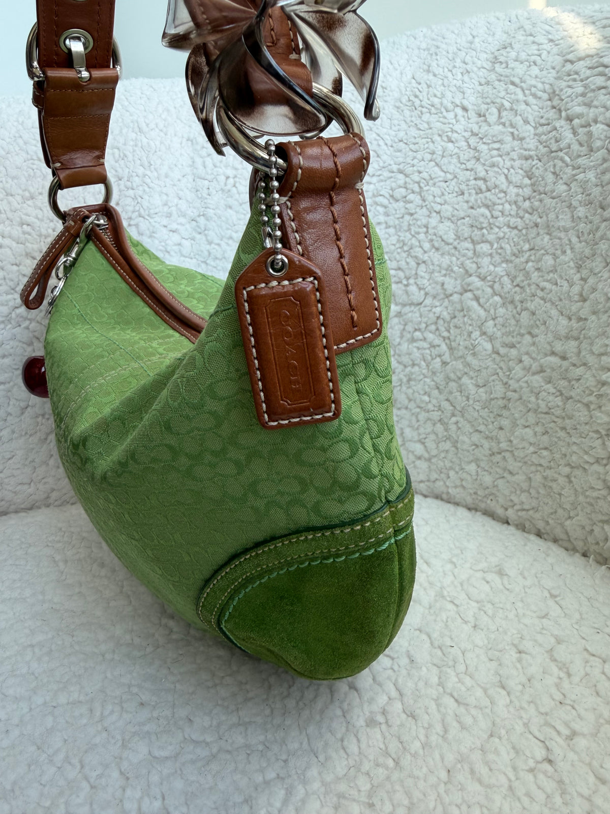 Coach Green Hobo Shoulder Bag