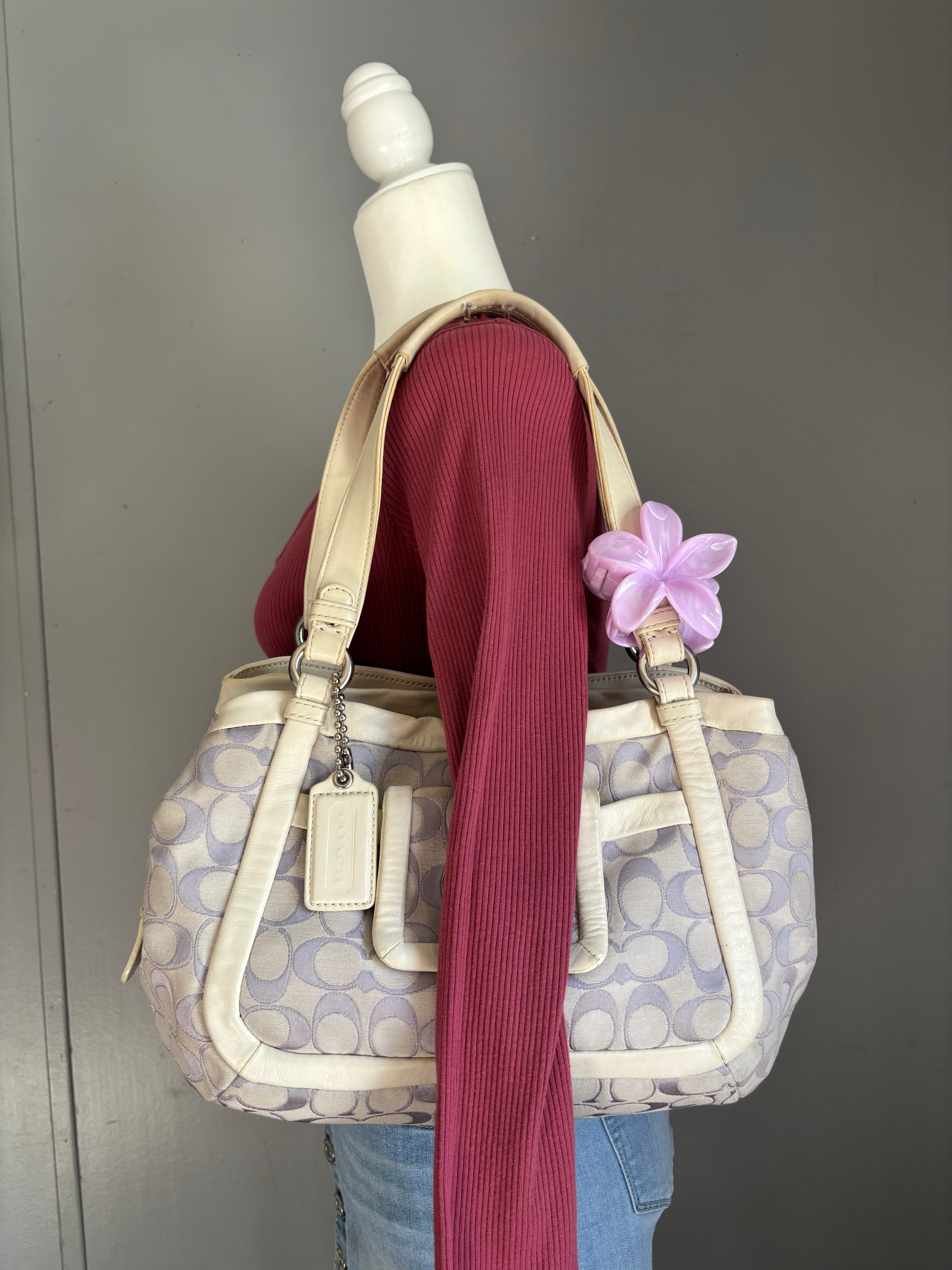 Y2K Coach Cricket Lavender Shoulder Bag