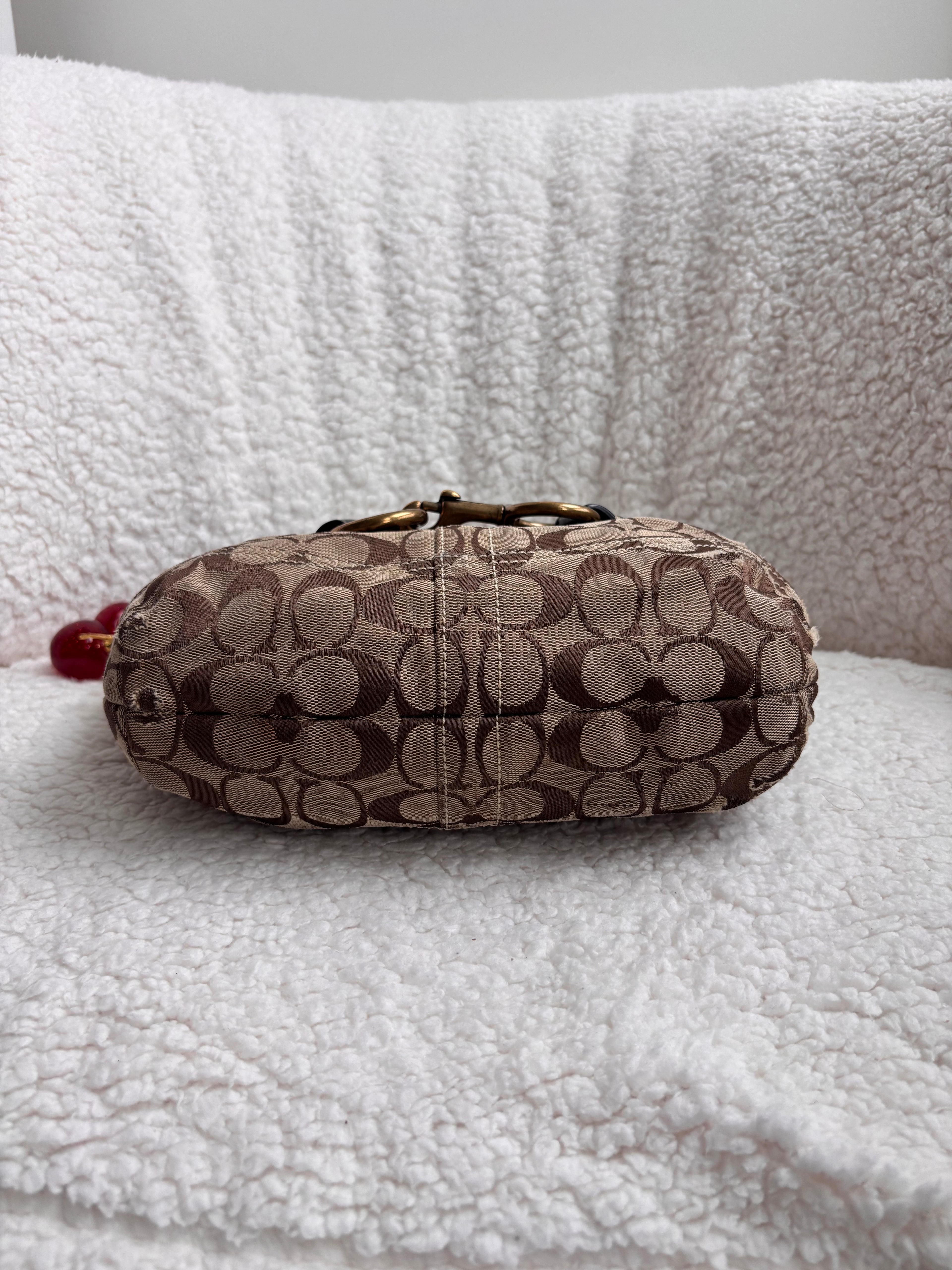 Coach Brown Signature Ergo Small
