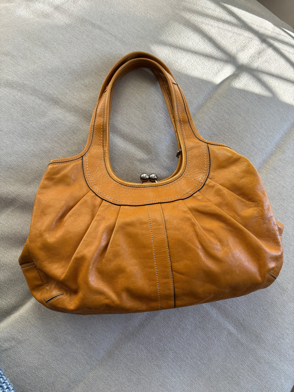 Y2K Coach Ergo Mustard Yellow Shoulder Bag