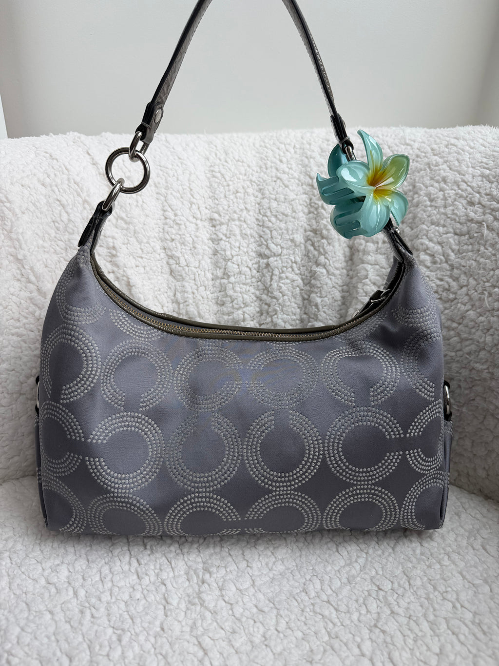 Coach Ashley Grey Shoulder Bag