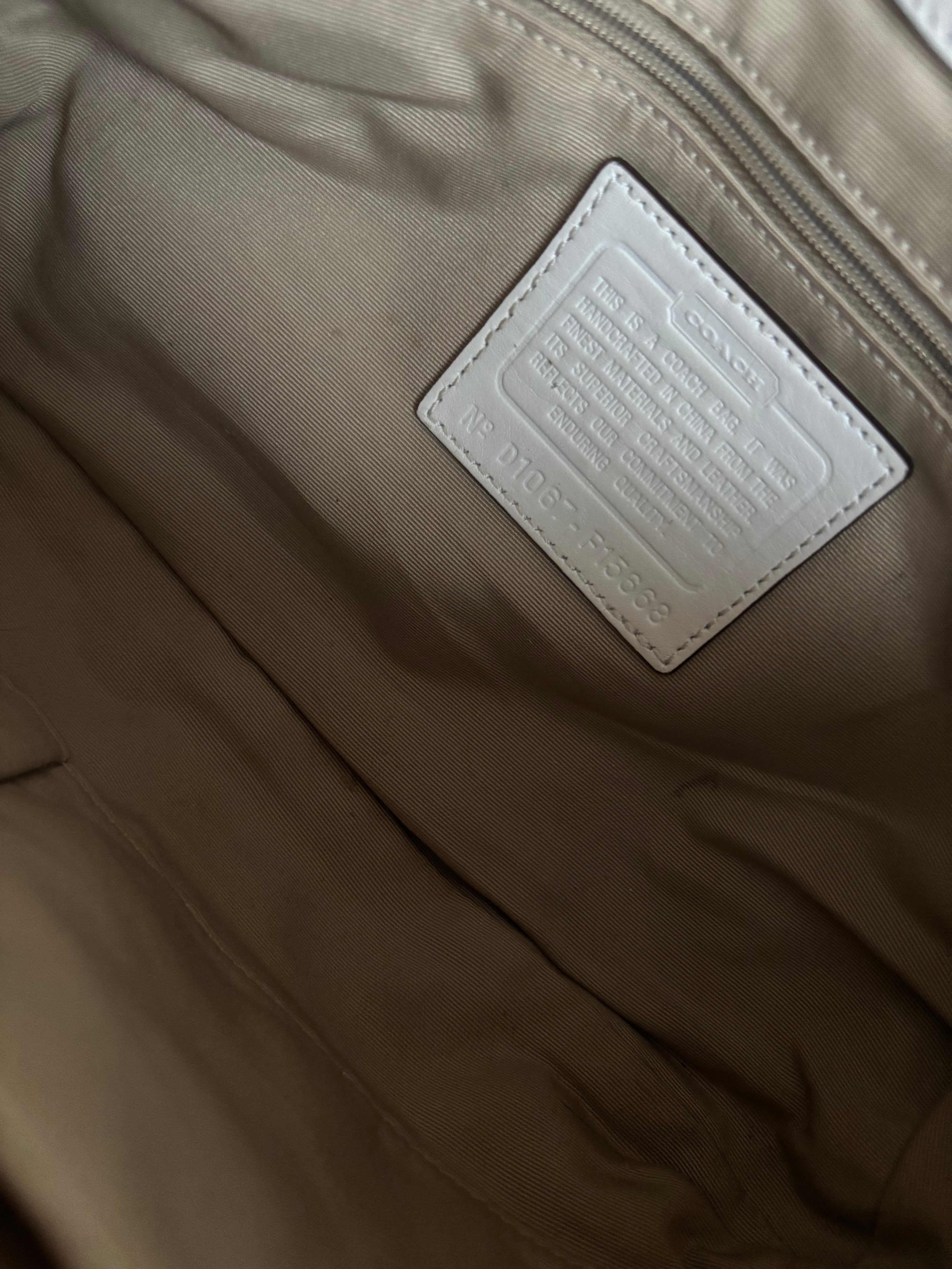 Y2K Coach Soho Green Signature