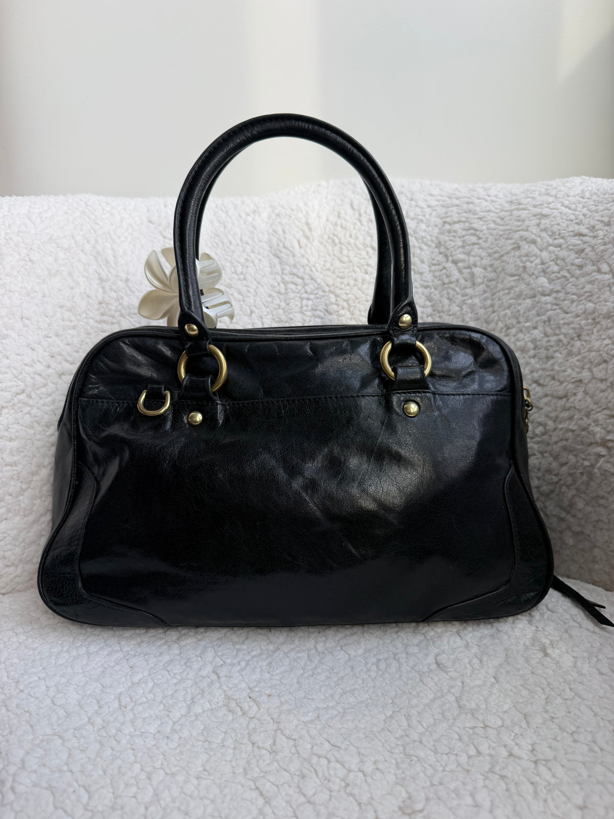 Coach Black Satchel