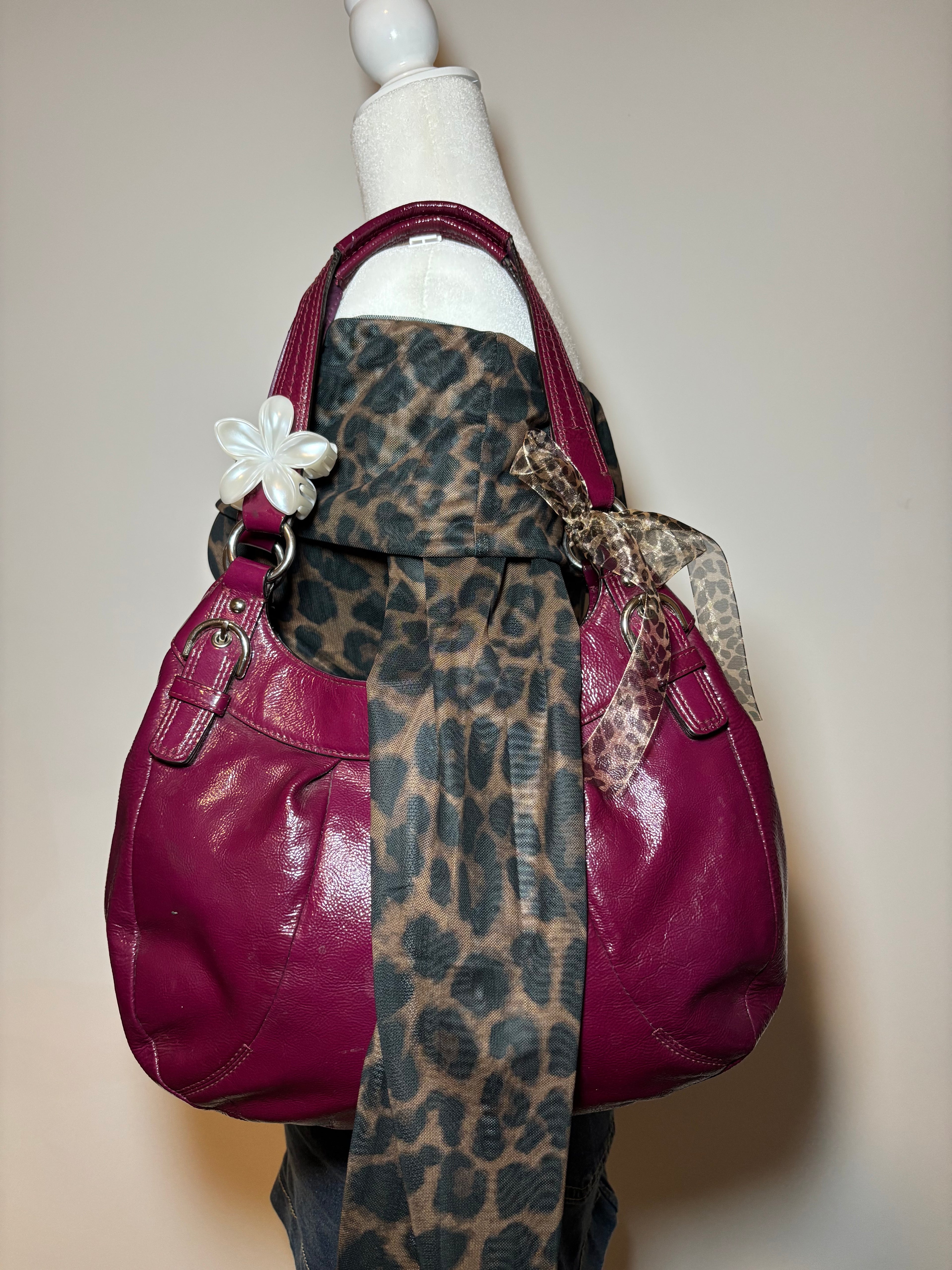 Coach Patent Leather Shoulder Bag