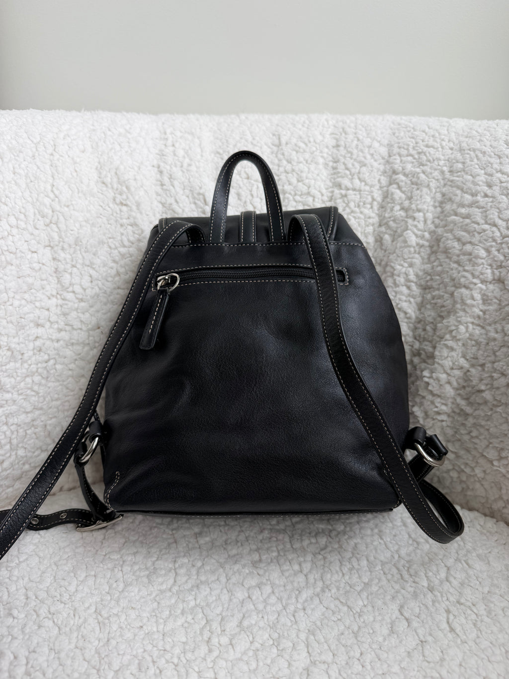 Coach Leather Backpack