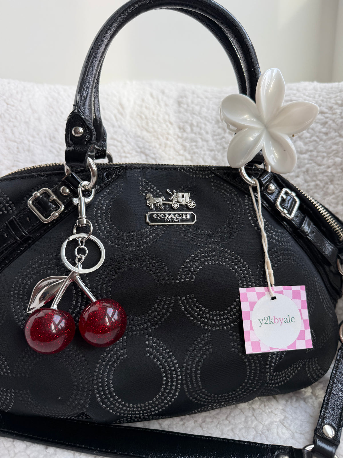 Coach Ashley Black Satchel