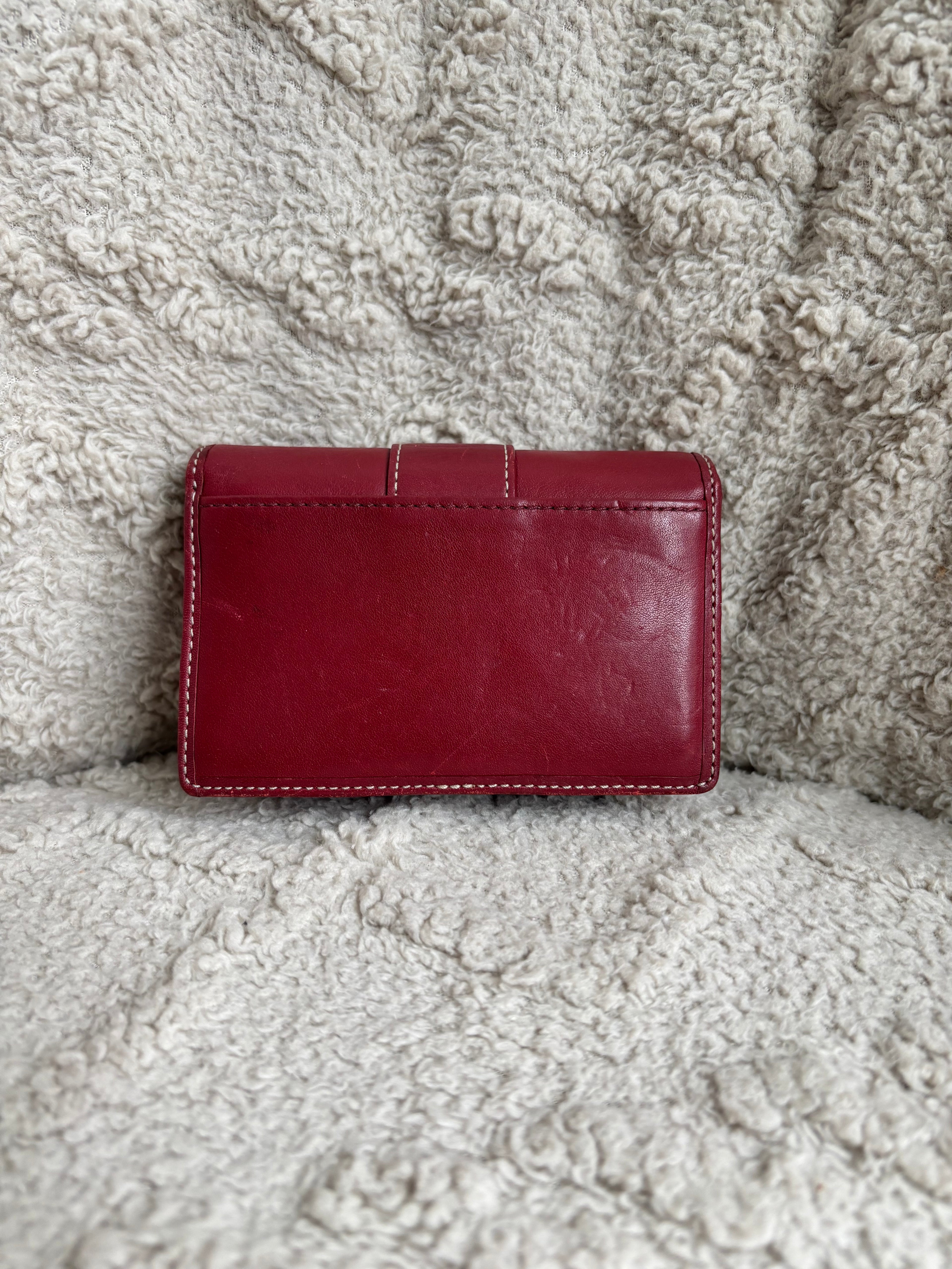 Coach Red Small Wallet