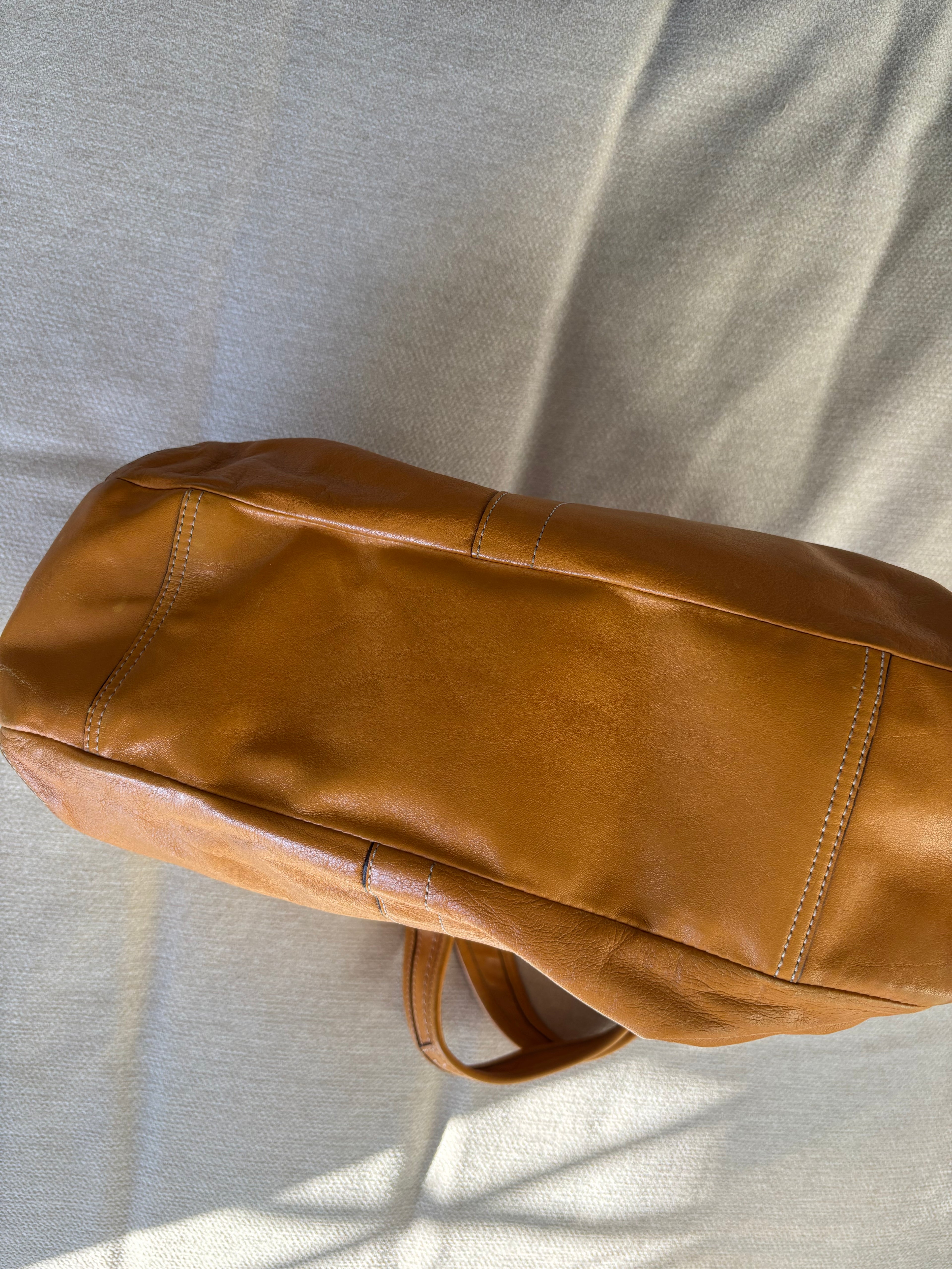 Y2K Coach Ergo Mustard Yellow Shoulder Bag