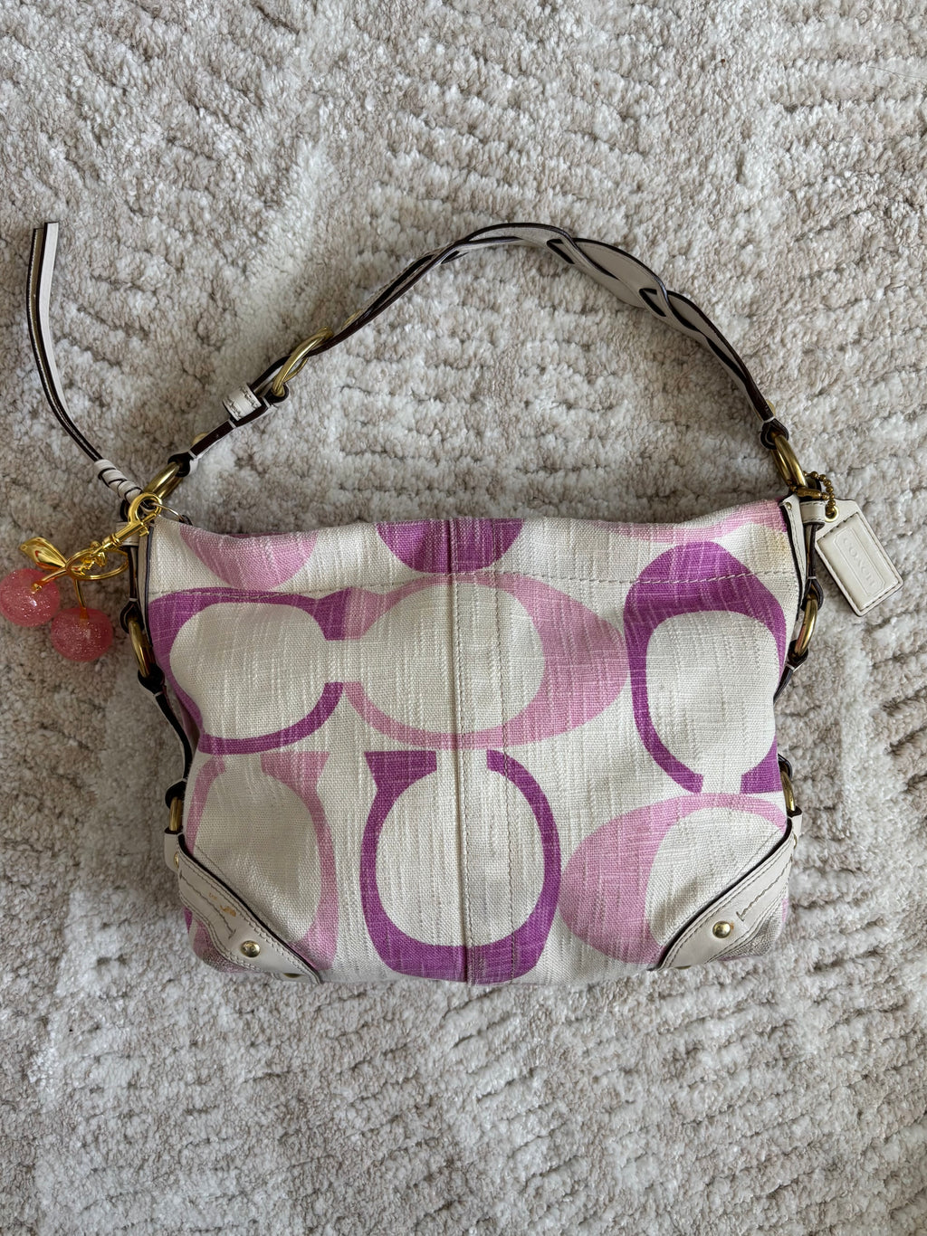 Coach Carly Pink Shoulder Bag