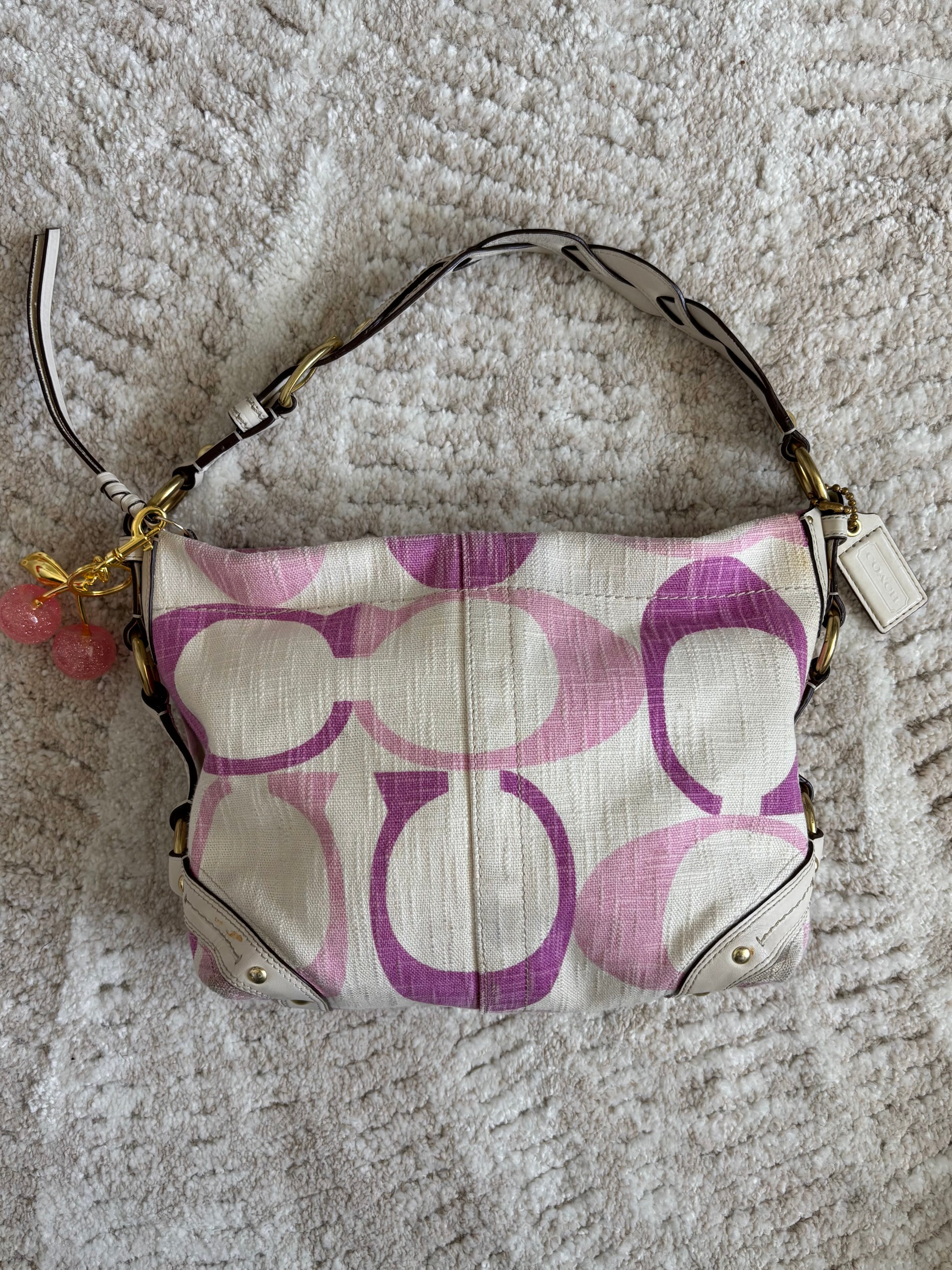 Coach Carly Pink Shoulder Bag