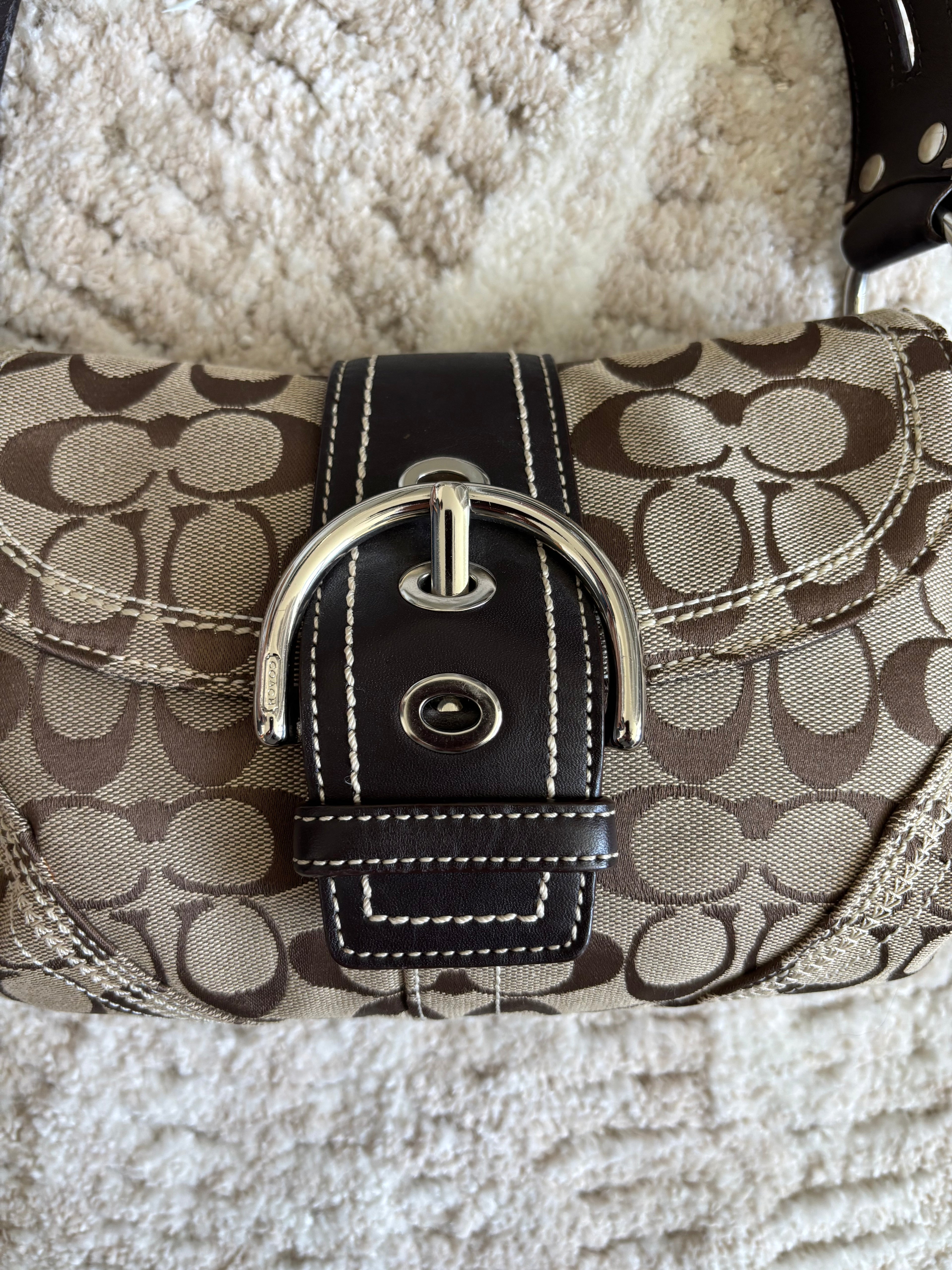 Coach Mini Soho Brown Signature