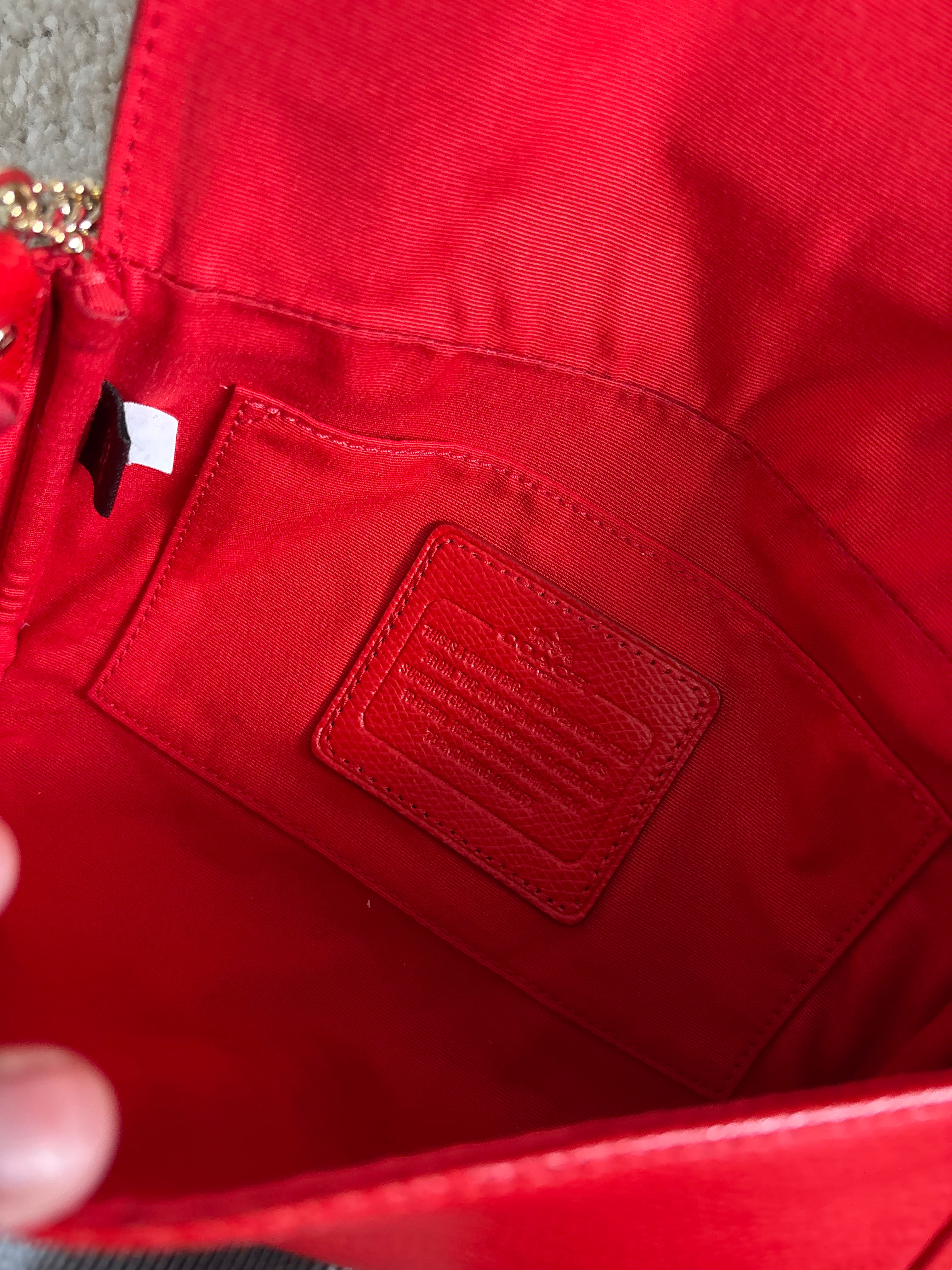 Coach Mini Red Bag