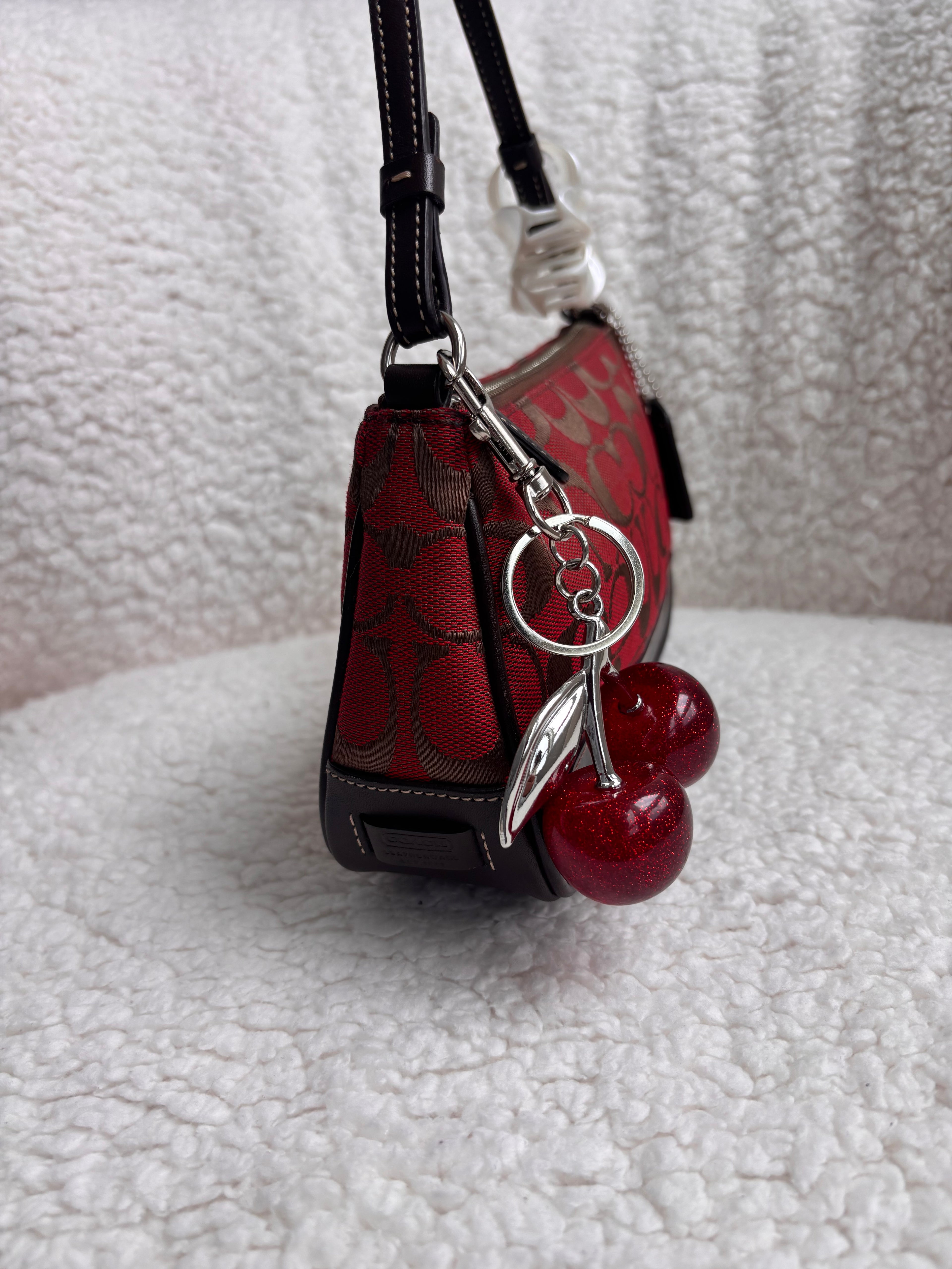 Coach Demi Bag Red Signature