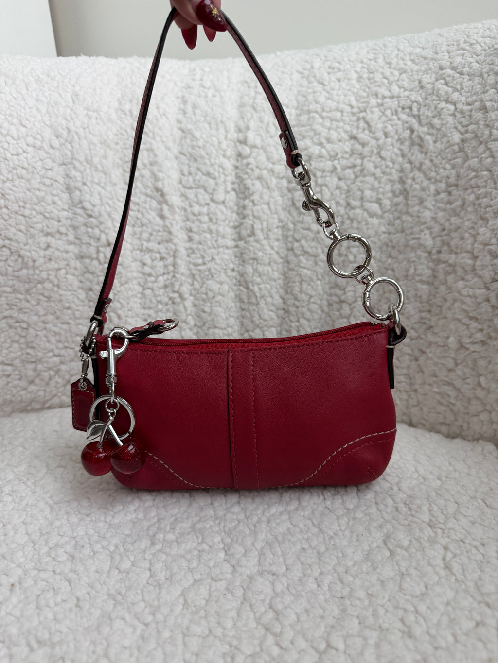 Coach Cherry Red Mini Bag