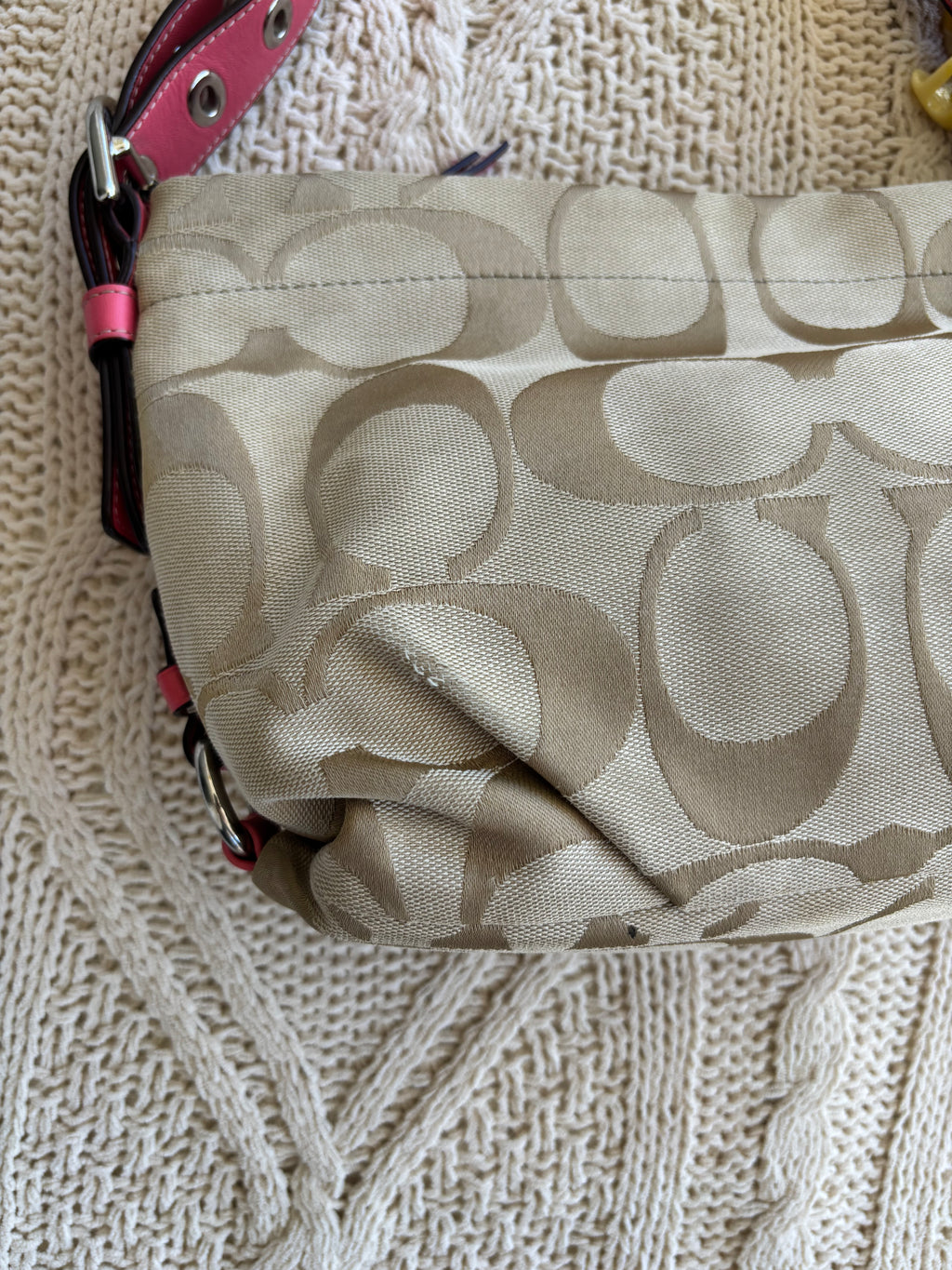 Y2K Coach East West Shoulder Bag