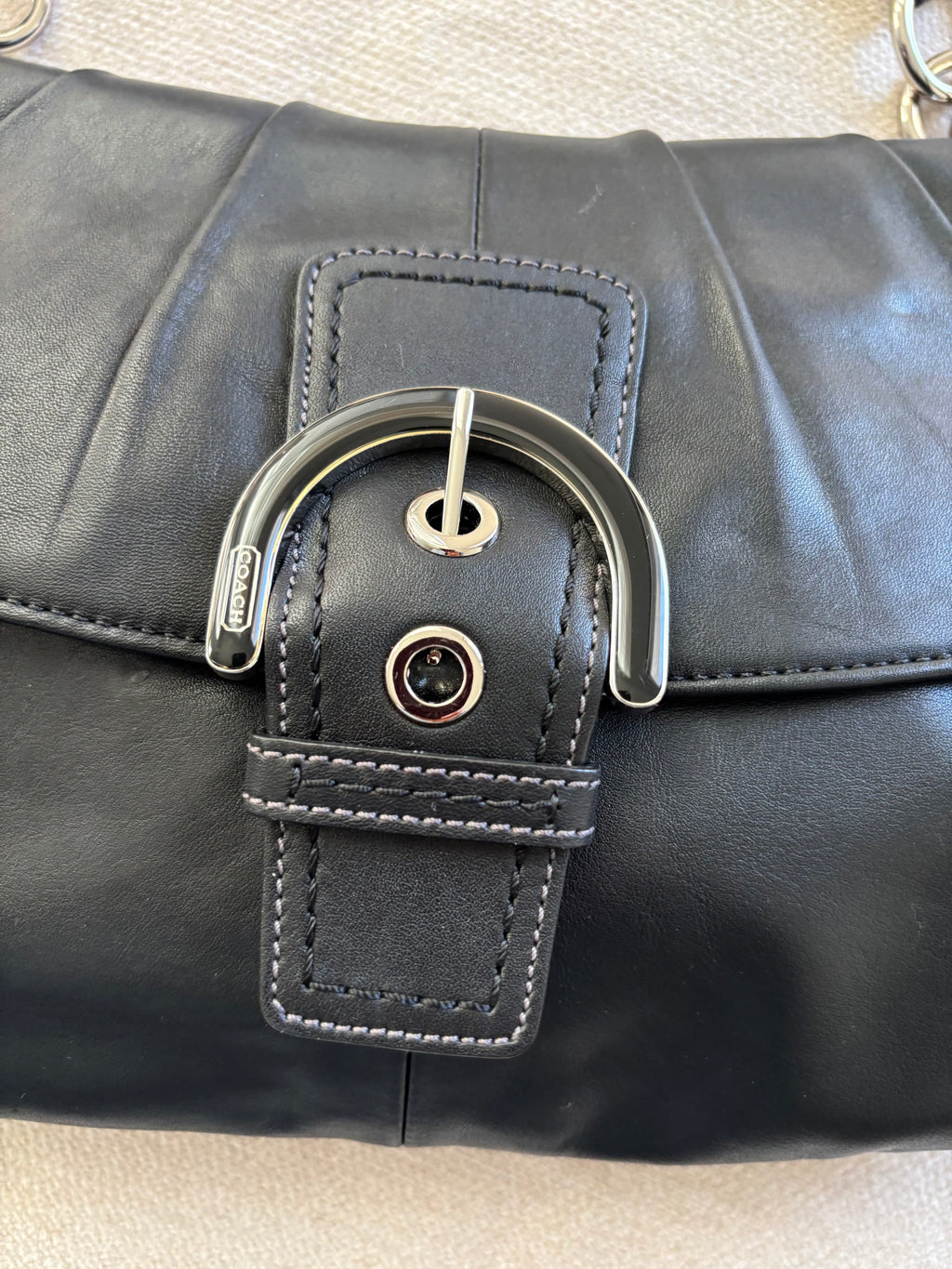 Y2K Coach Black Large Soho